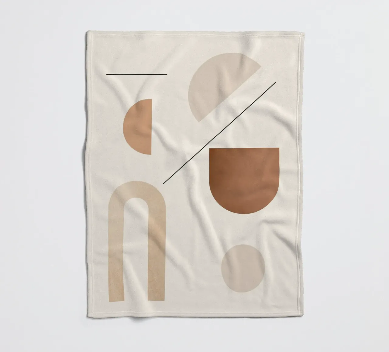 Forme geometriche minime 92 coperta in pile da Gaite