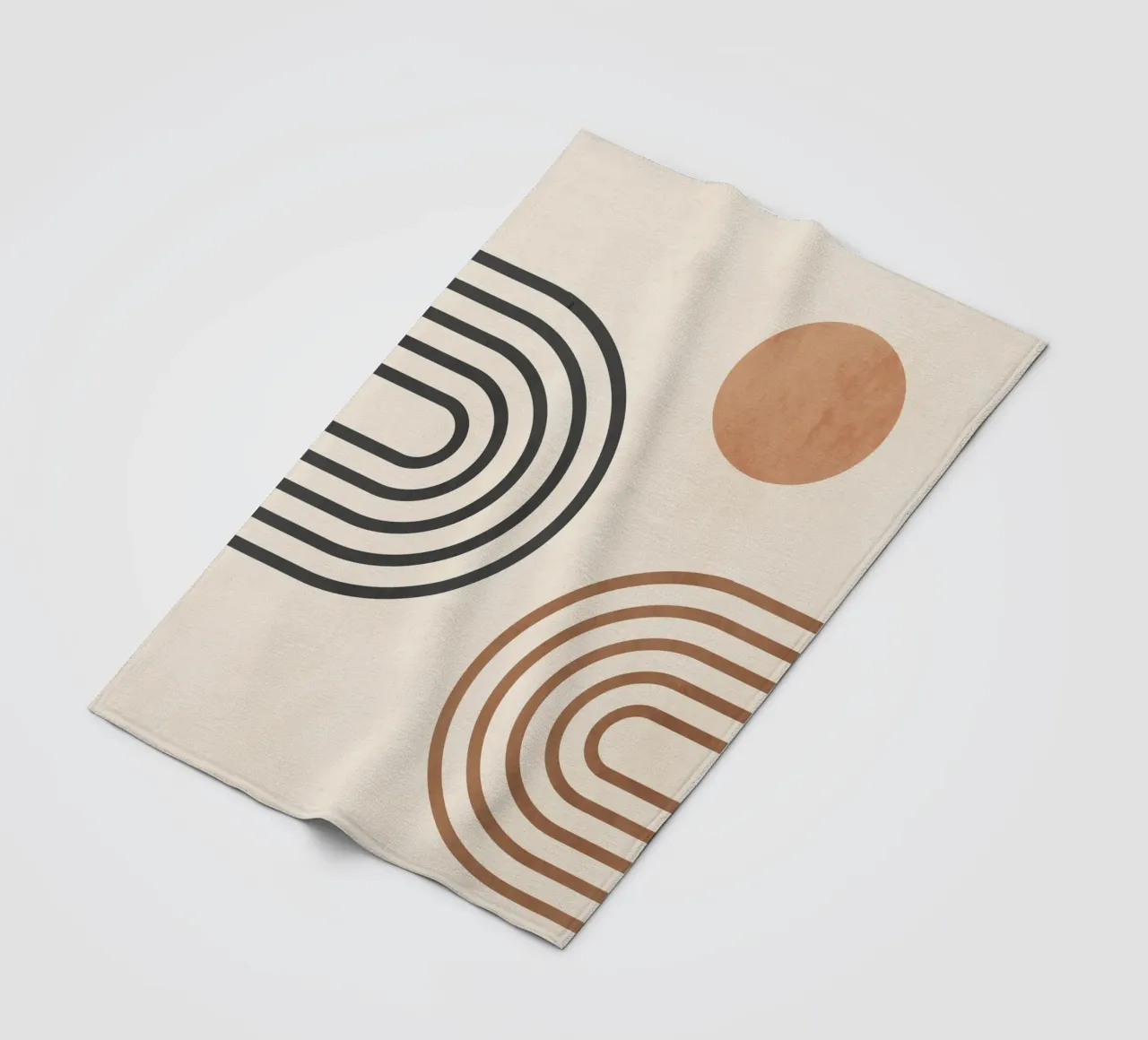 Forme geometriche minime 88 coperta in pile da Gaite