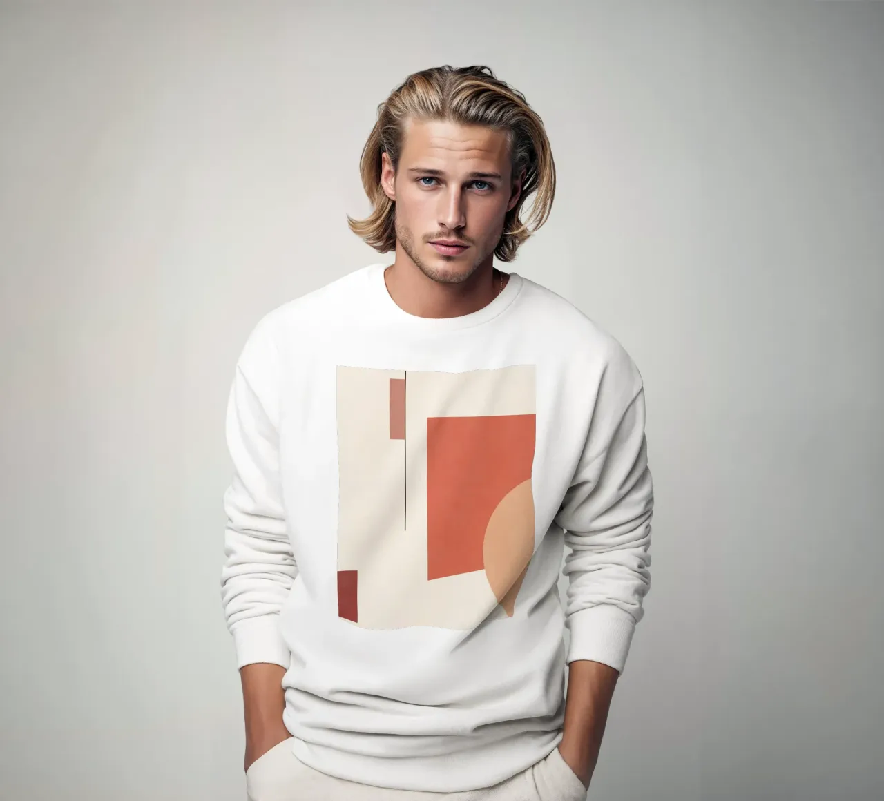 Minimal Abstract 19 sweatshirt by Gaite