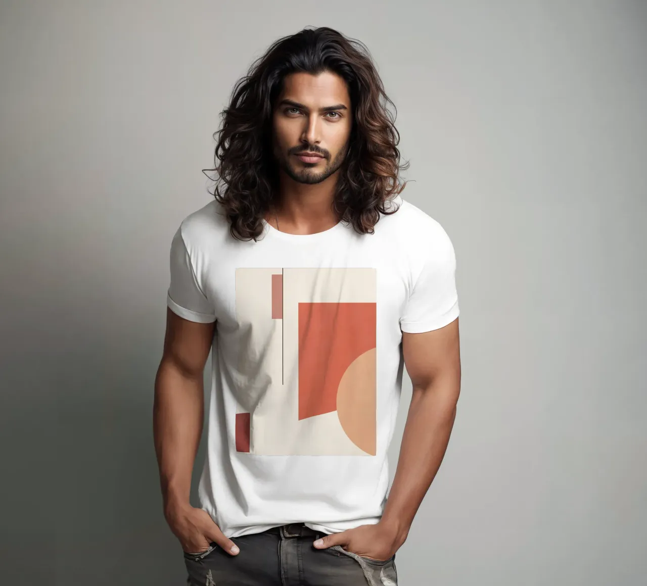 Minimal abstrakt 19 T-Shirt von Gaite