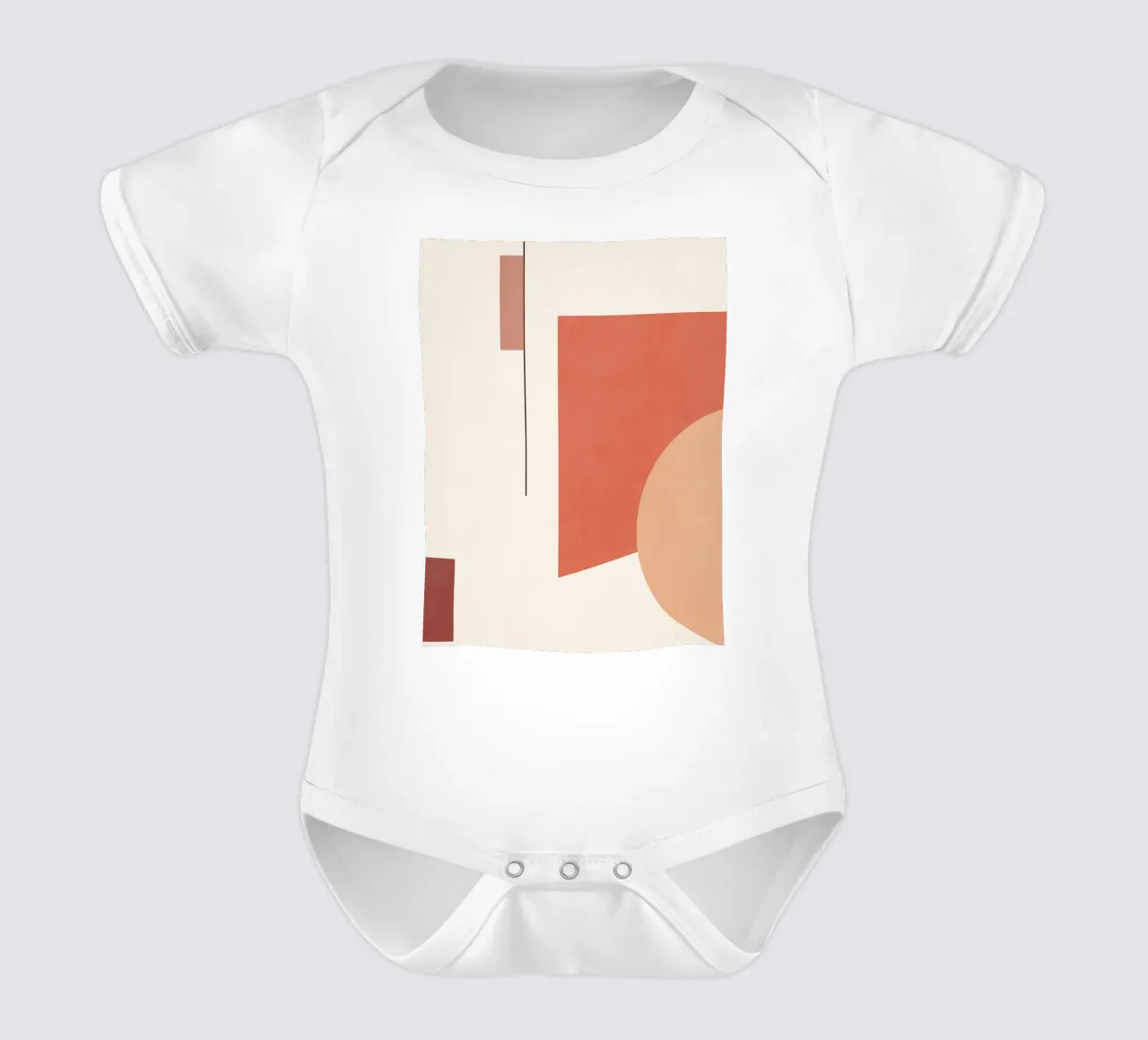 Astratto minimale 19 body neonato maniche corte da Gaite