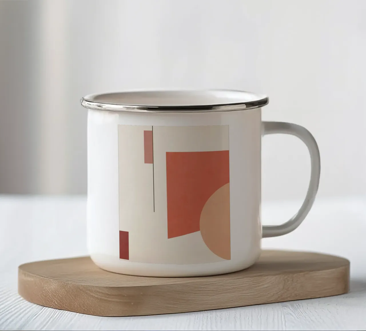 Minimal Abstract 19 mug en émail de Gaite
