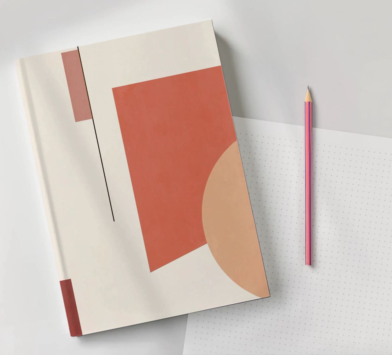Minimal Abstract 19 notebook by Gaite
