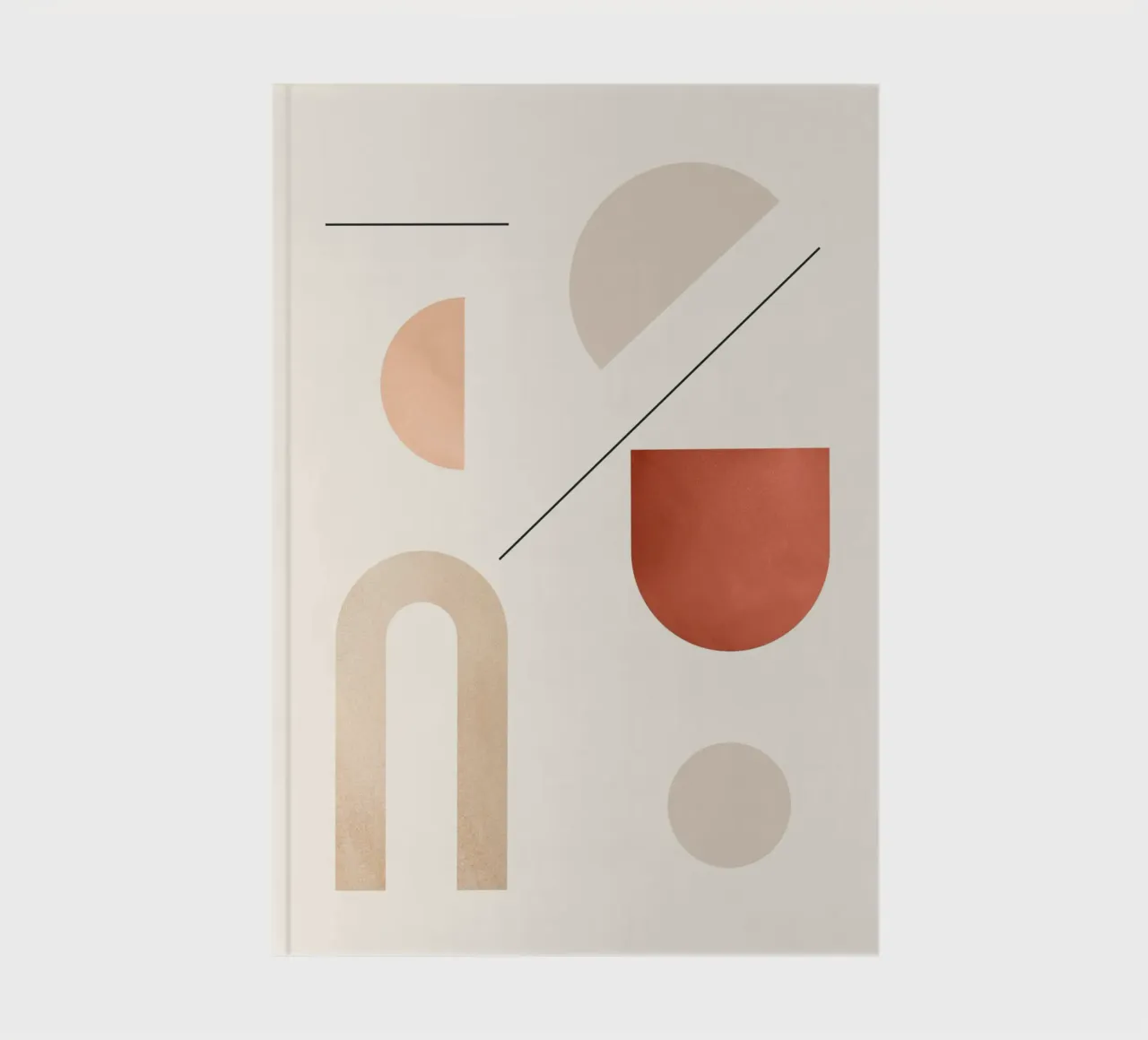 Minimal Geometric Shapes 91 notebook by Gaite