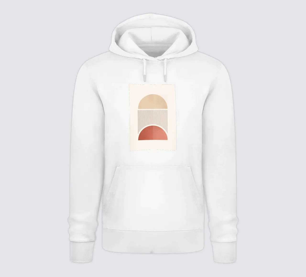 Forme geometriche minime 94a felpa con cappuccio da Gaite