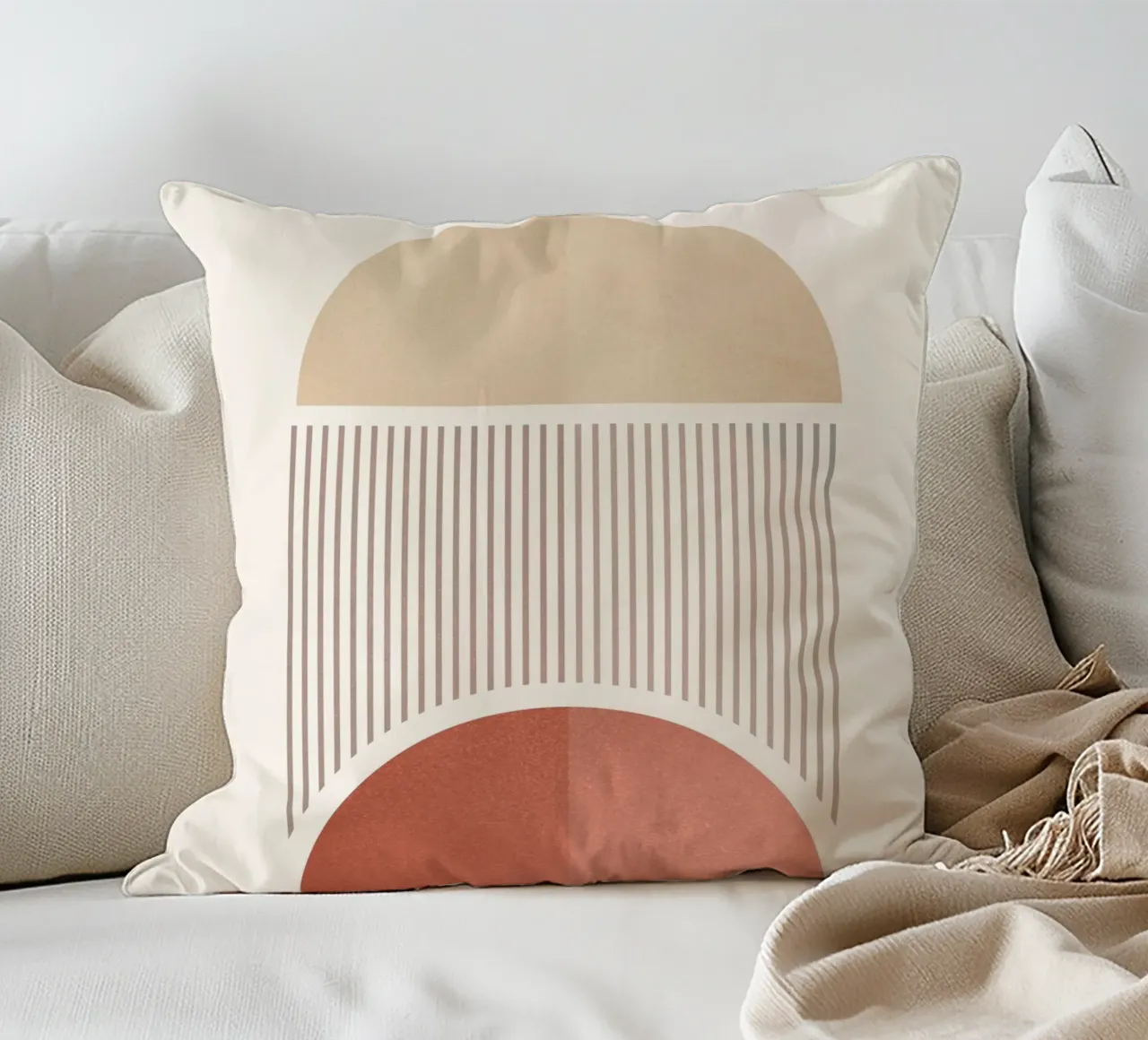 Forme geometriche minime 94a cuscino da Gaite