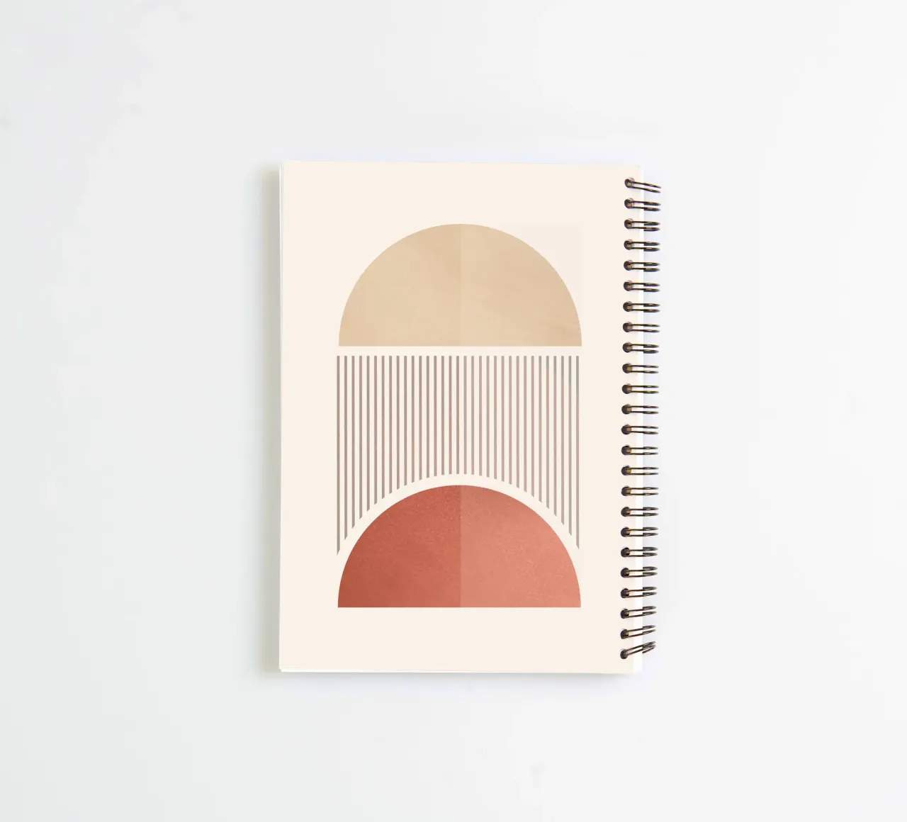 Minimal Geometric Shapes 94a spiral notebook by Gaite