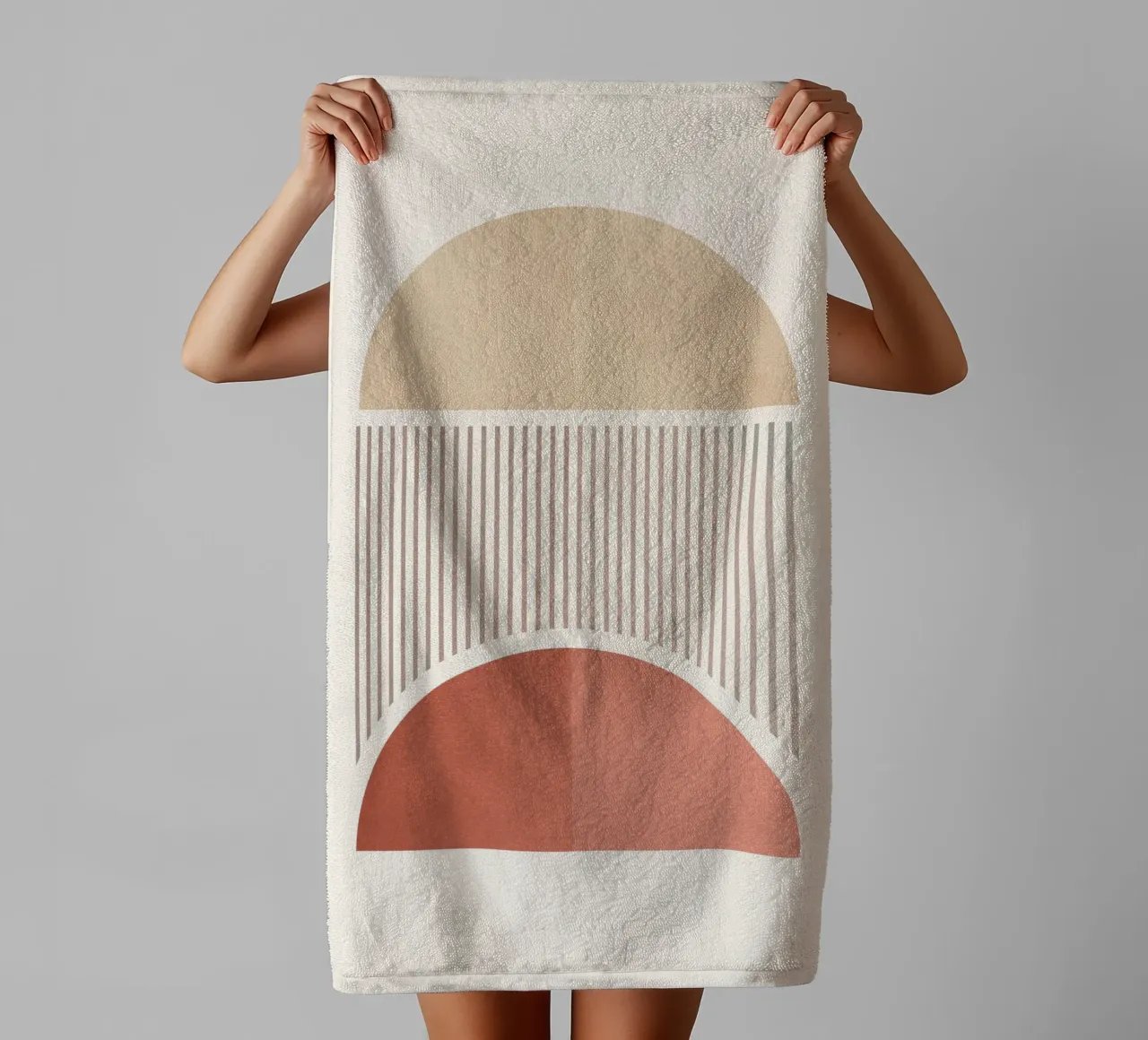 Forme geometriche minime 94a asciugamano da bagno da Gaite