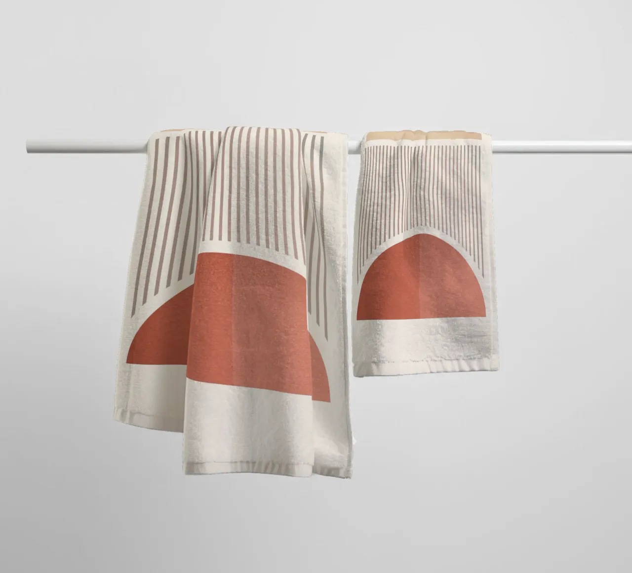 Forme geometriche minime 94a asciugamano da bagno da Gaite