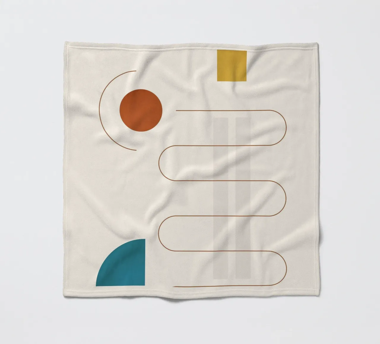 Forme geometriche minime 96 coperta in pile da Gaite