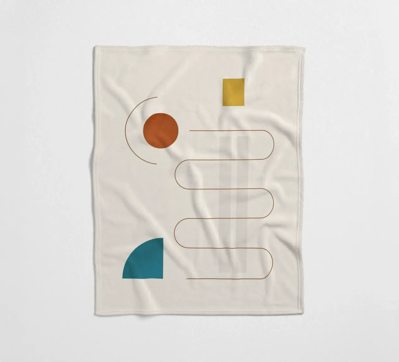 Forme geometriche minime 96 coperta in pile da Gaite