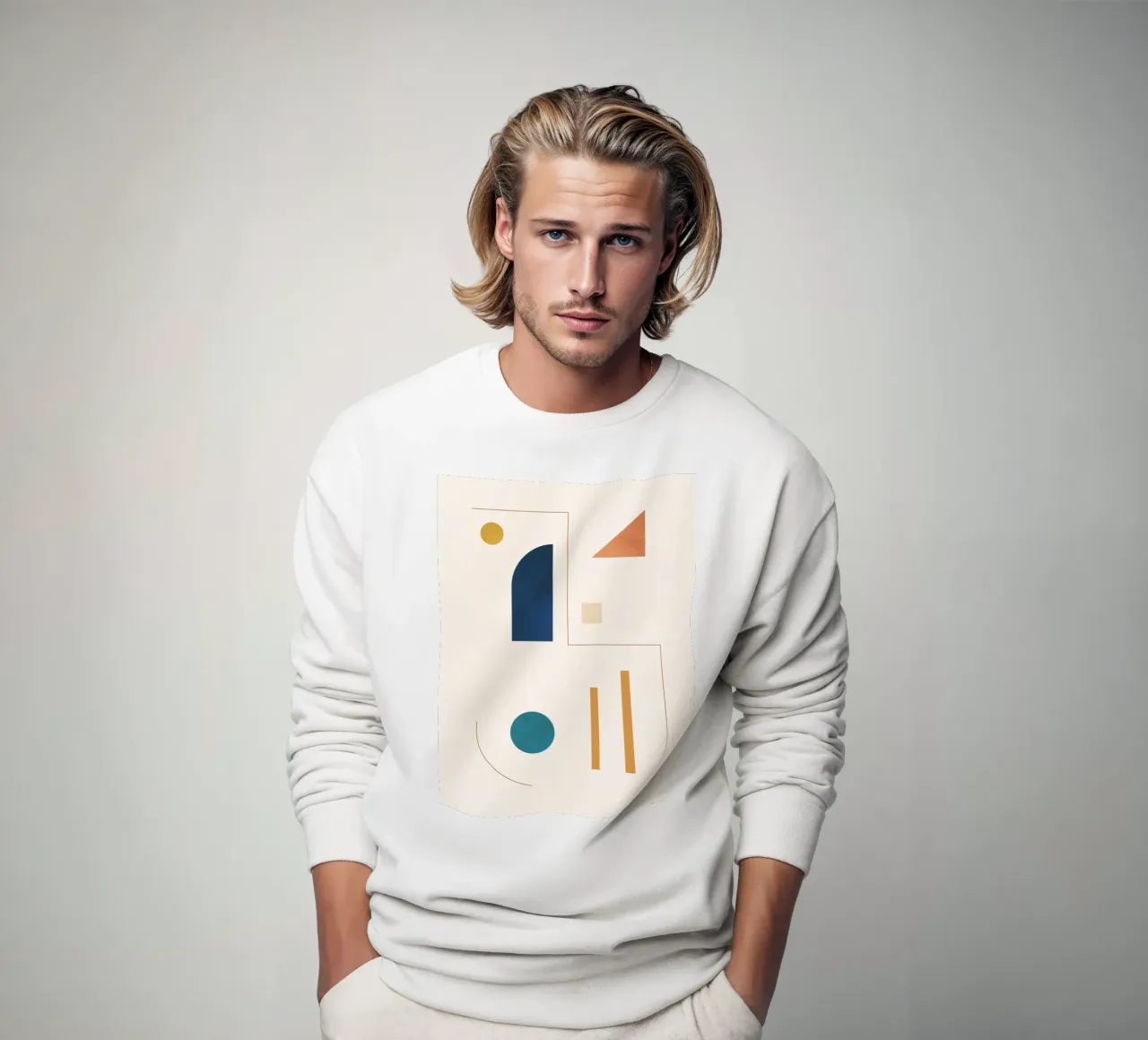 Forme geometriche minime 95 felpa da Gaite