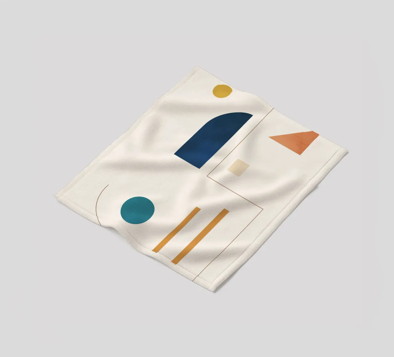 Forme geometriche minime 95 coperta in pile da Gaite