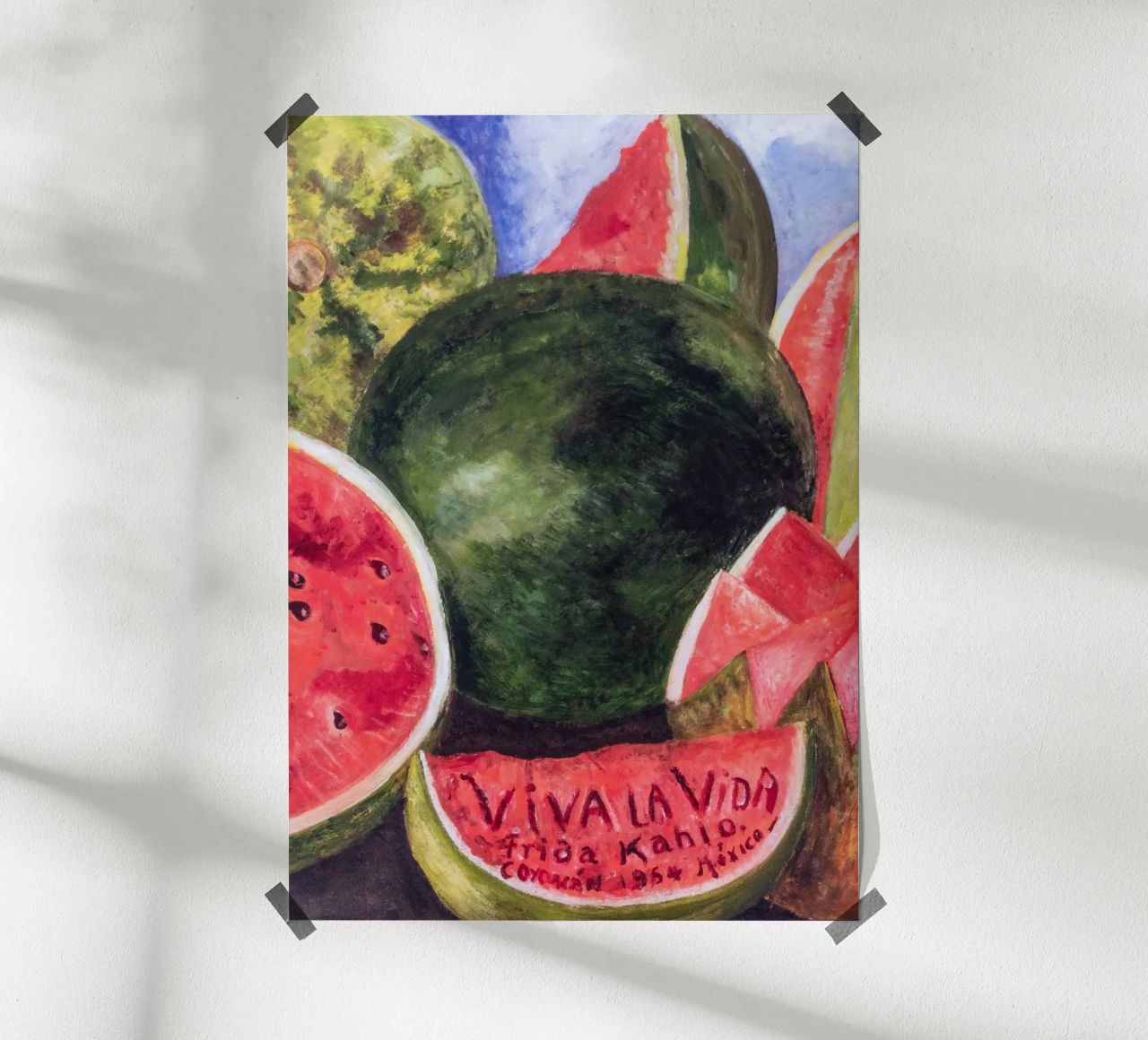 Wassermelonen Viva la Vida poster by Carinaprint
