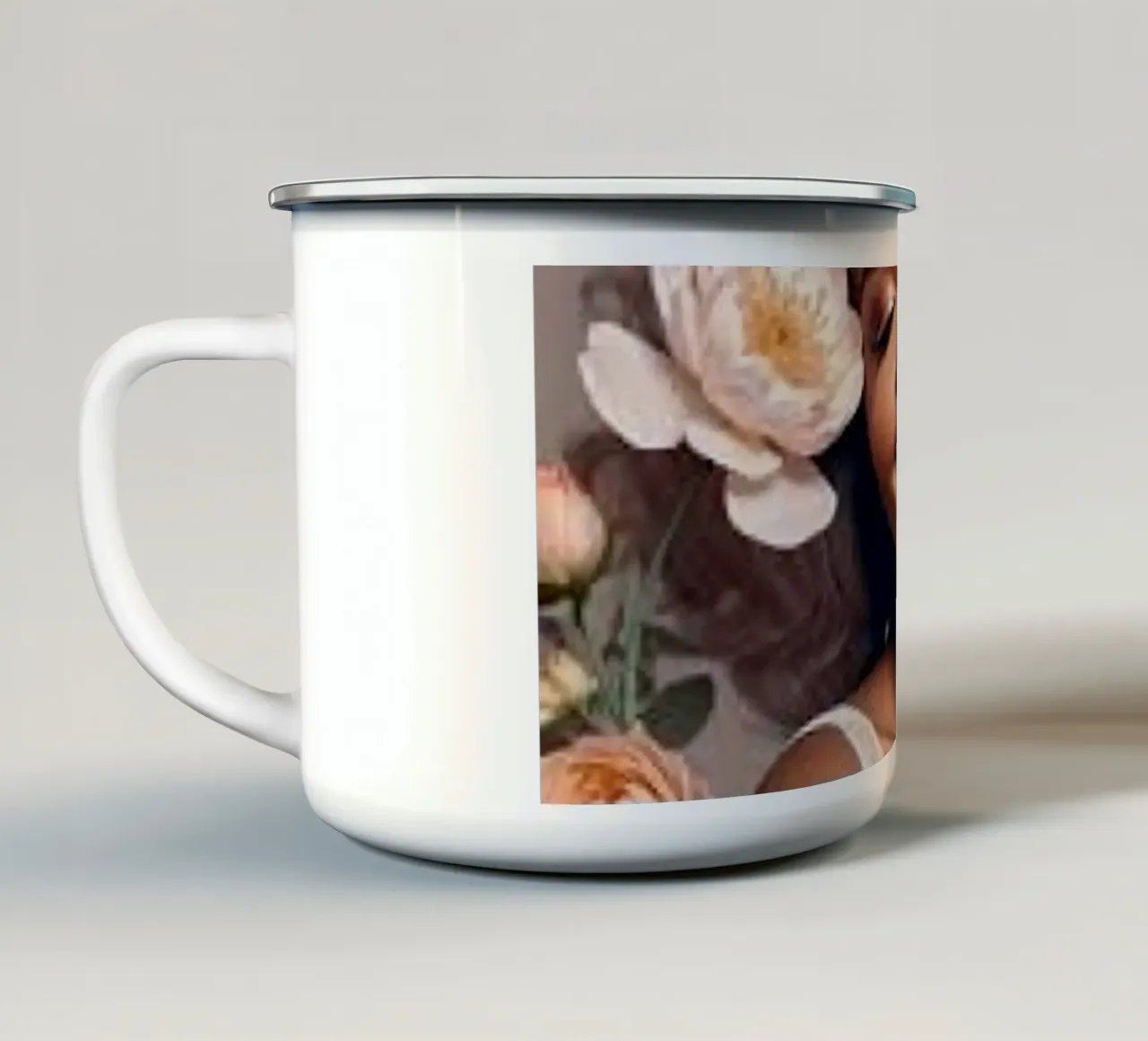 Flower tazza in smalto da Amazing art