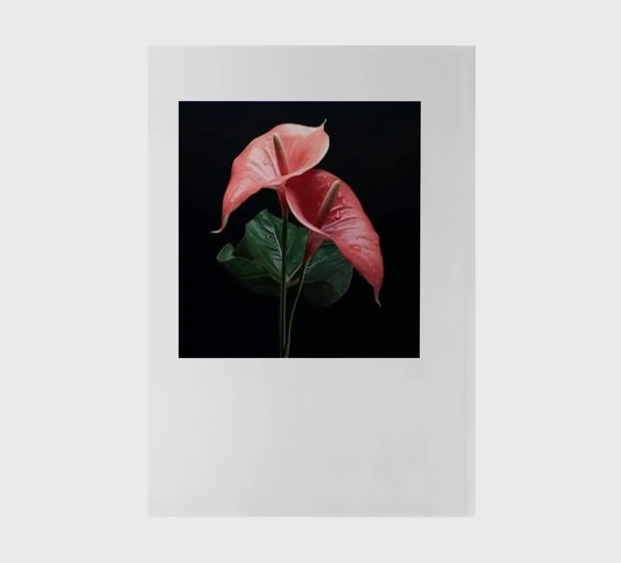 Flower tulip notebook by Amazing art