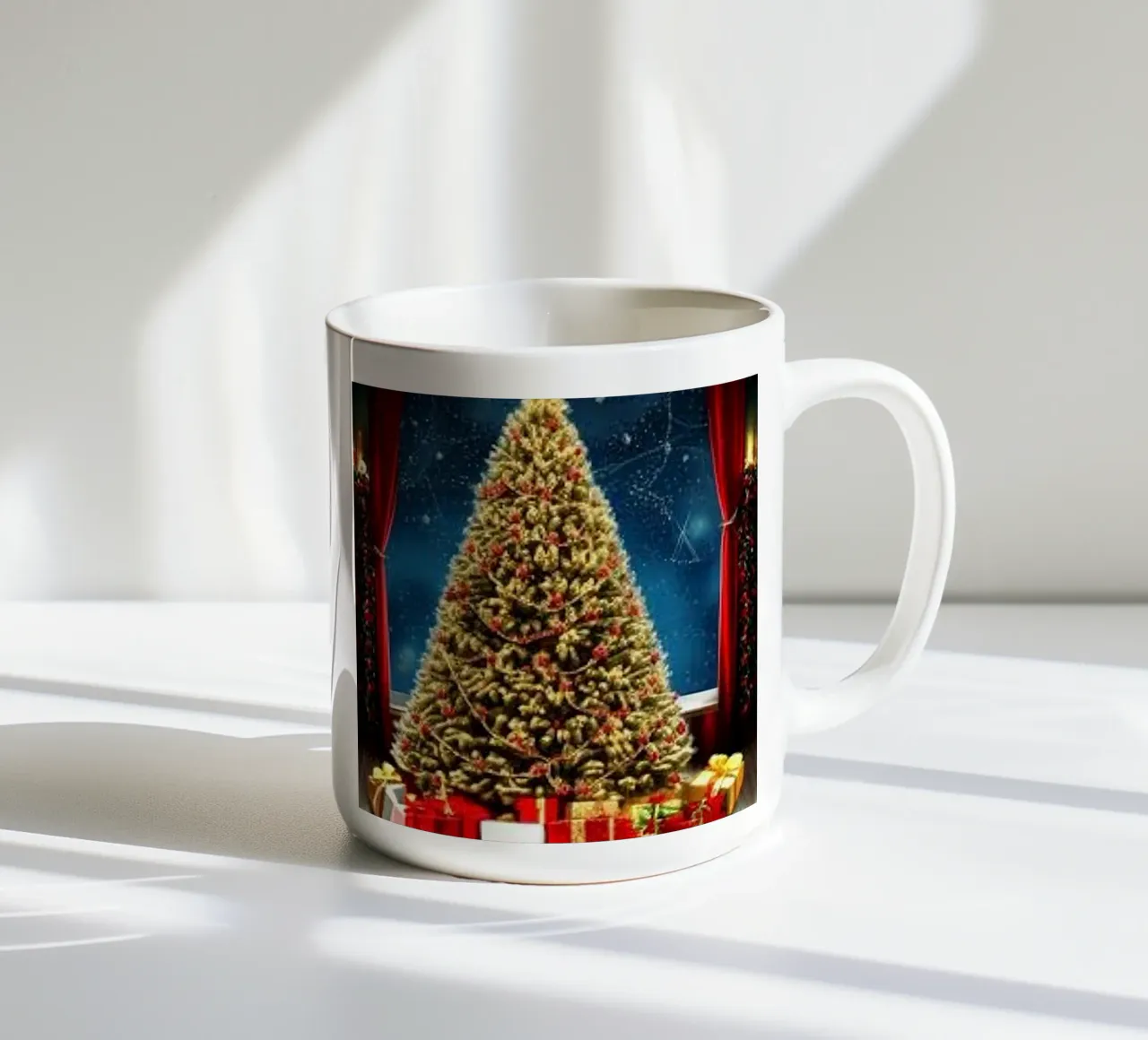 Christmas tree tazza in ceramica da Amazing art
