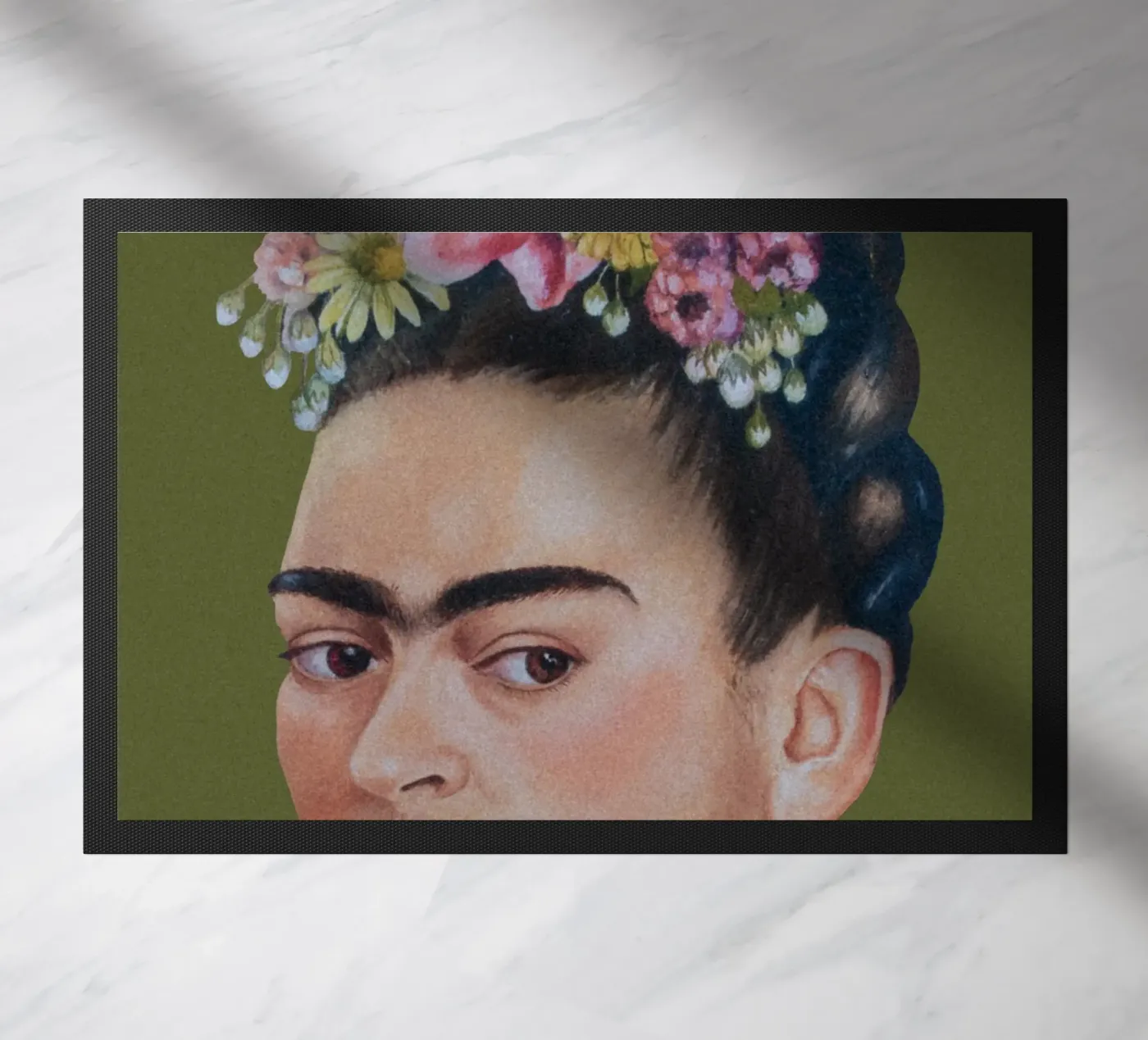 Half Frida green zerbino da Carinaprint