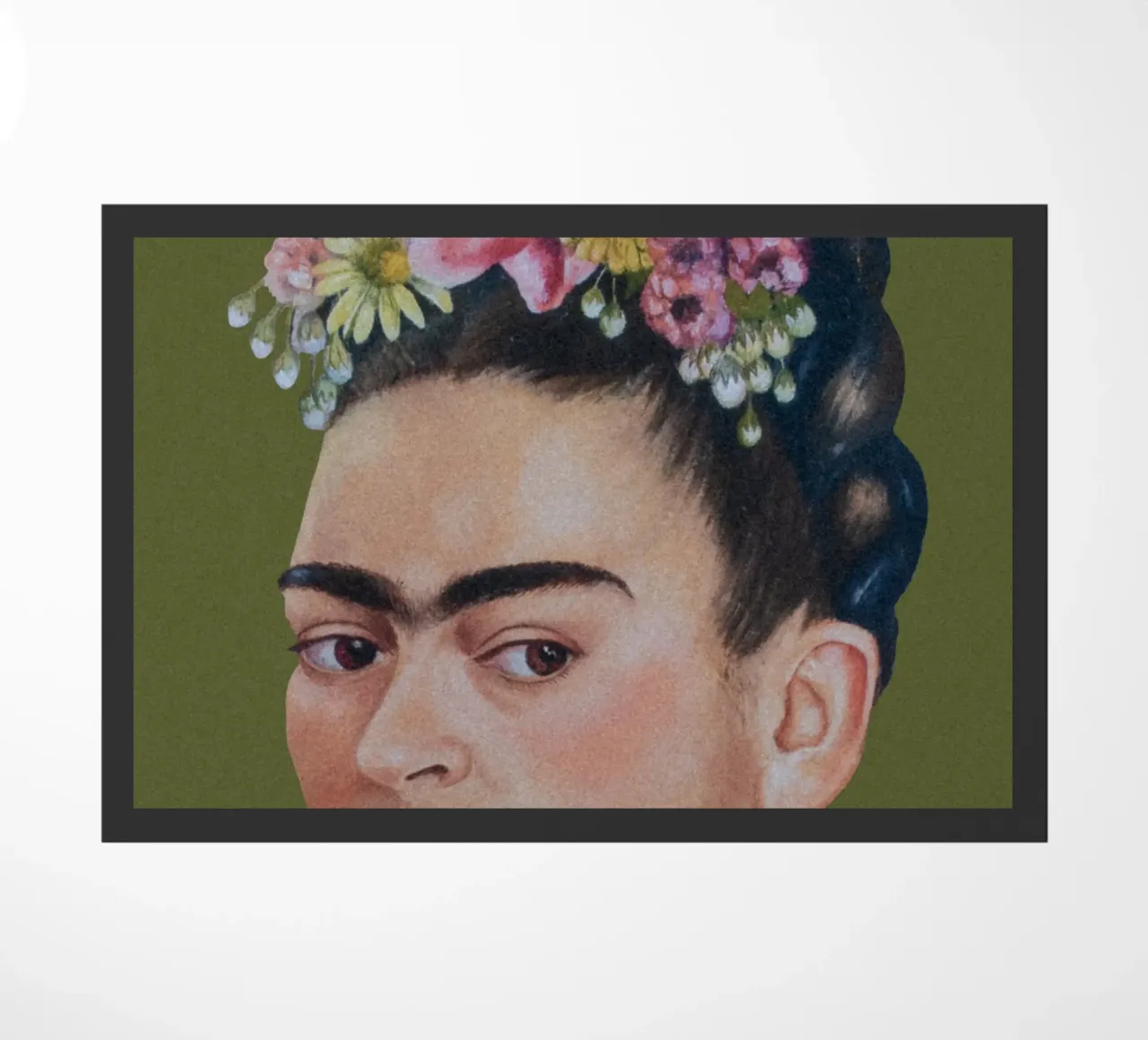 Mezza Frida verde zerbino da Carinaprint