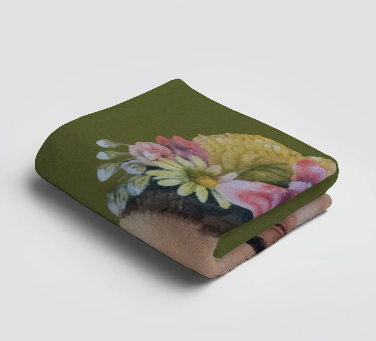 Mezza Frida verde asciugamano da bagno da Carinaprint