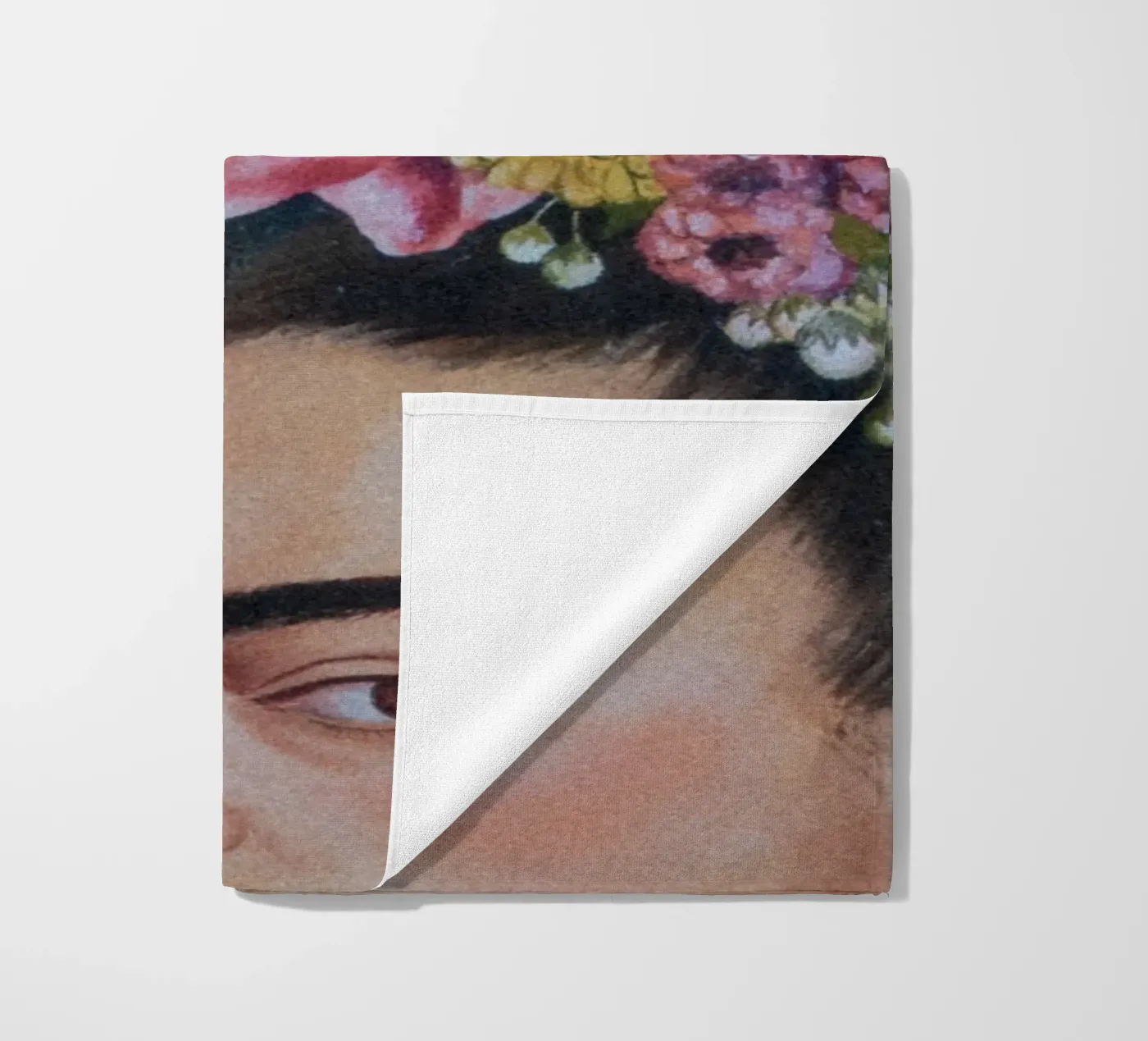 Half Frida green telo mare da Carinaprint