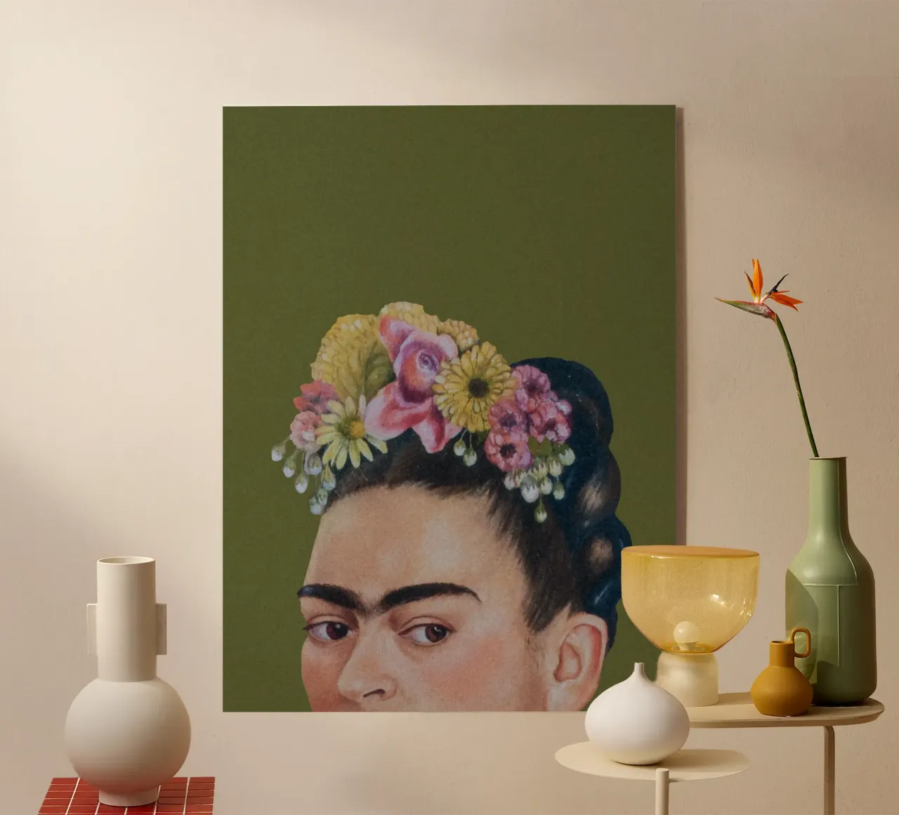 Mezza Frida verde plexiglass da Carinaprint