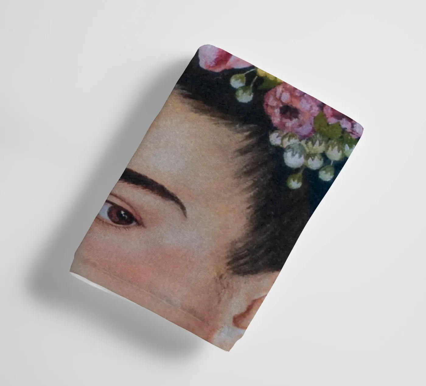 Halbe Frida hel-roze badhanddoek van Carinaprint