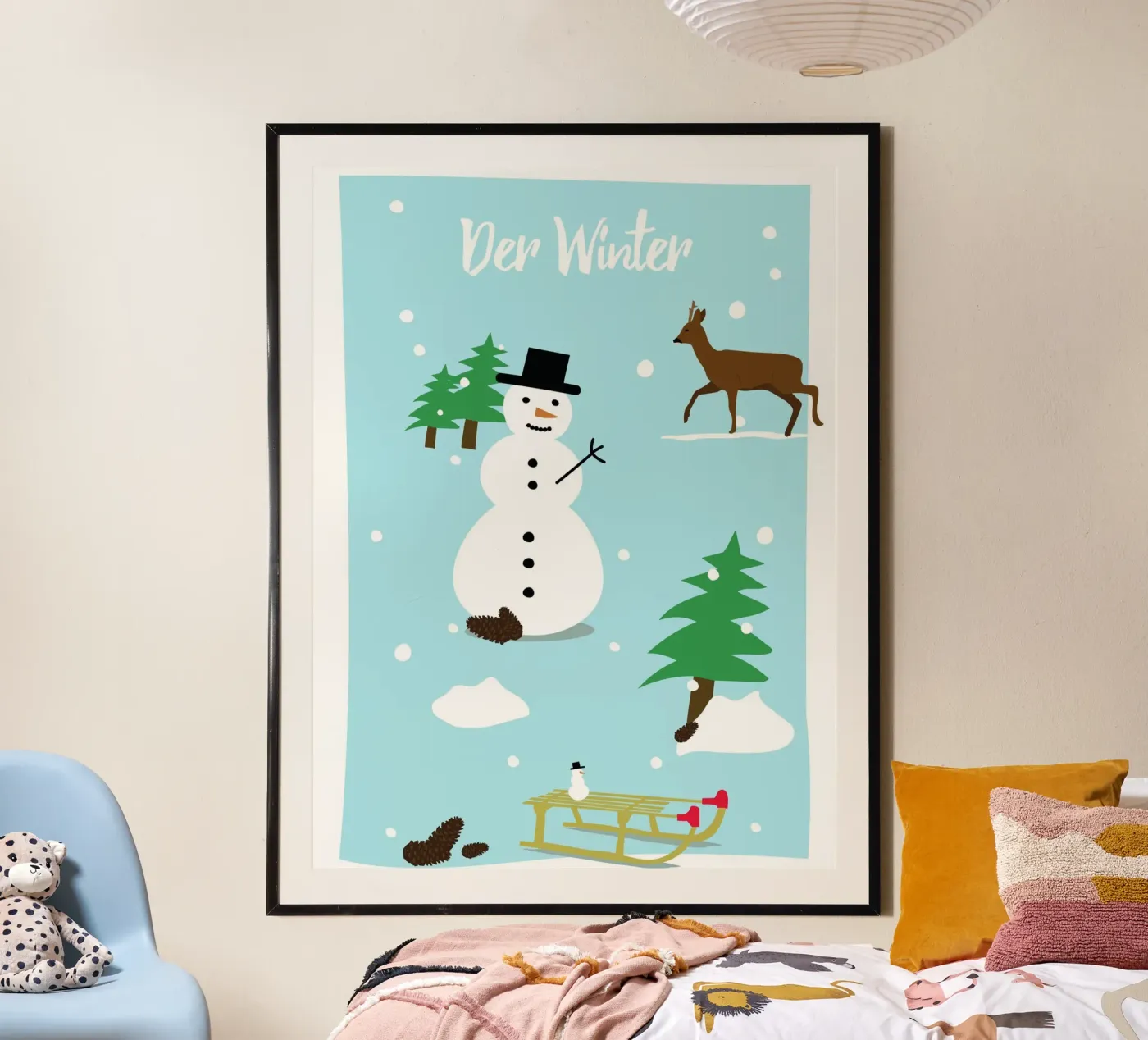 Winter poster by Constanze Art Direction
