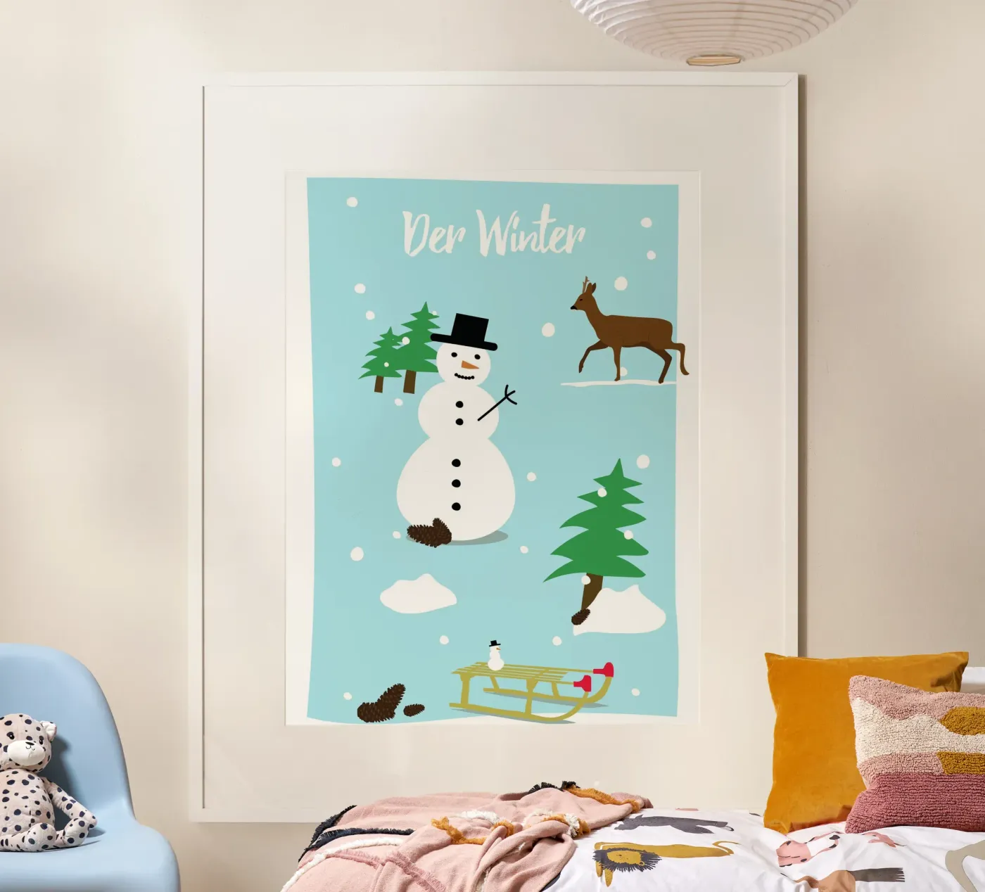 Winter poster by Constanze Art Direction