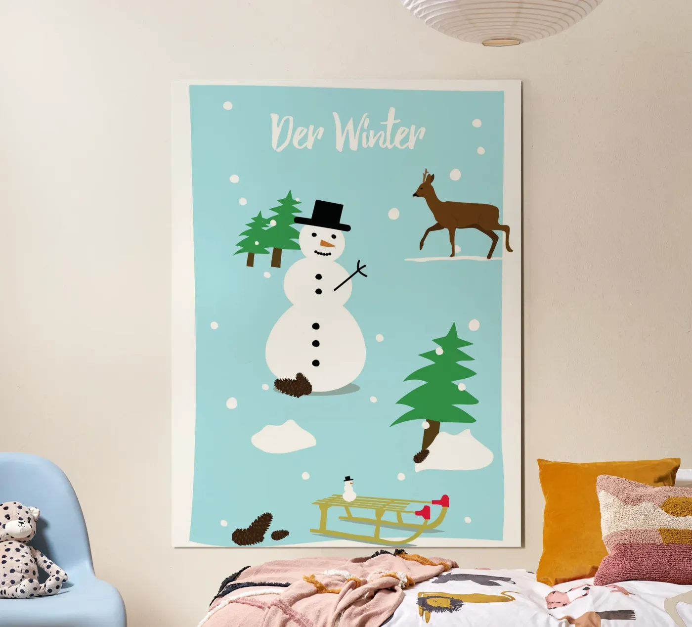 Winter poster by Constanze Art Direction