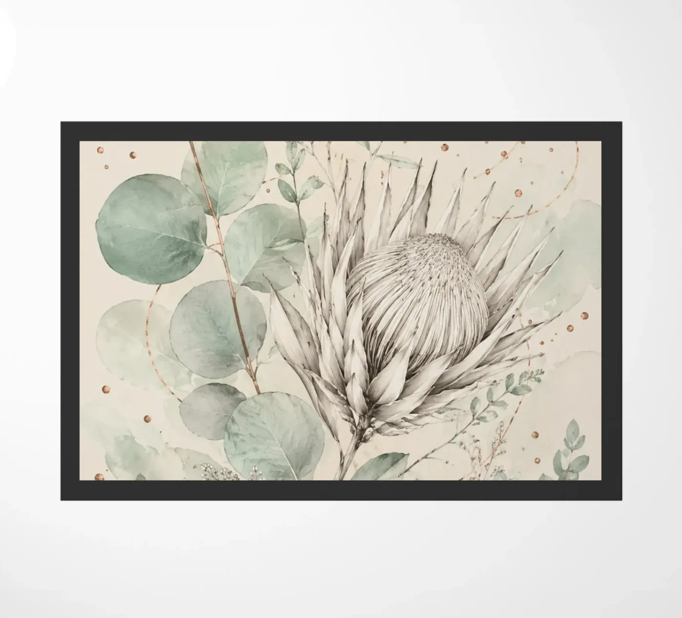 Protea and Eucalyptus zerbino da Gendis Ayudya
