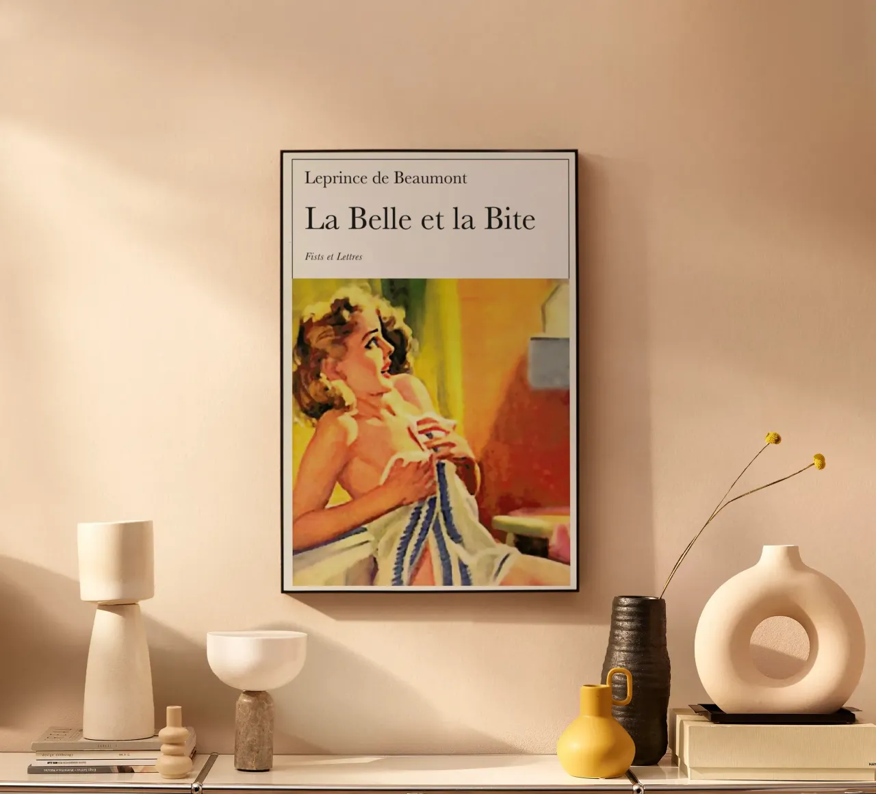 La Belle Et La Bite alluminio dibond da Fists Et Lettres