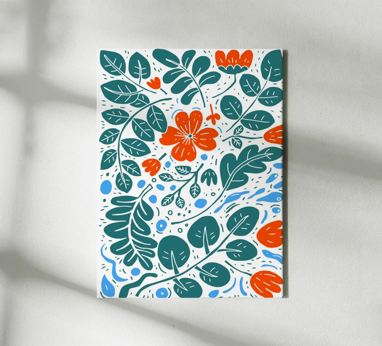 Spring Flowers tela con Cornice a cassetta da Artsy Bessy