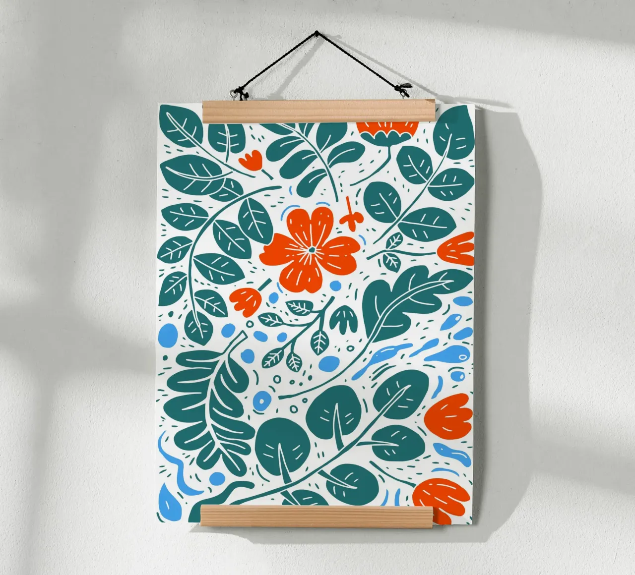 Spring Flowers poster da Artsy Bessy