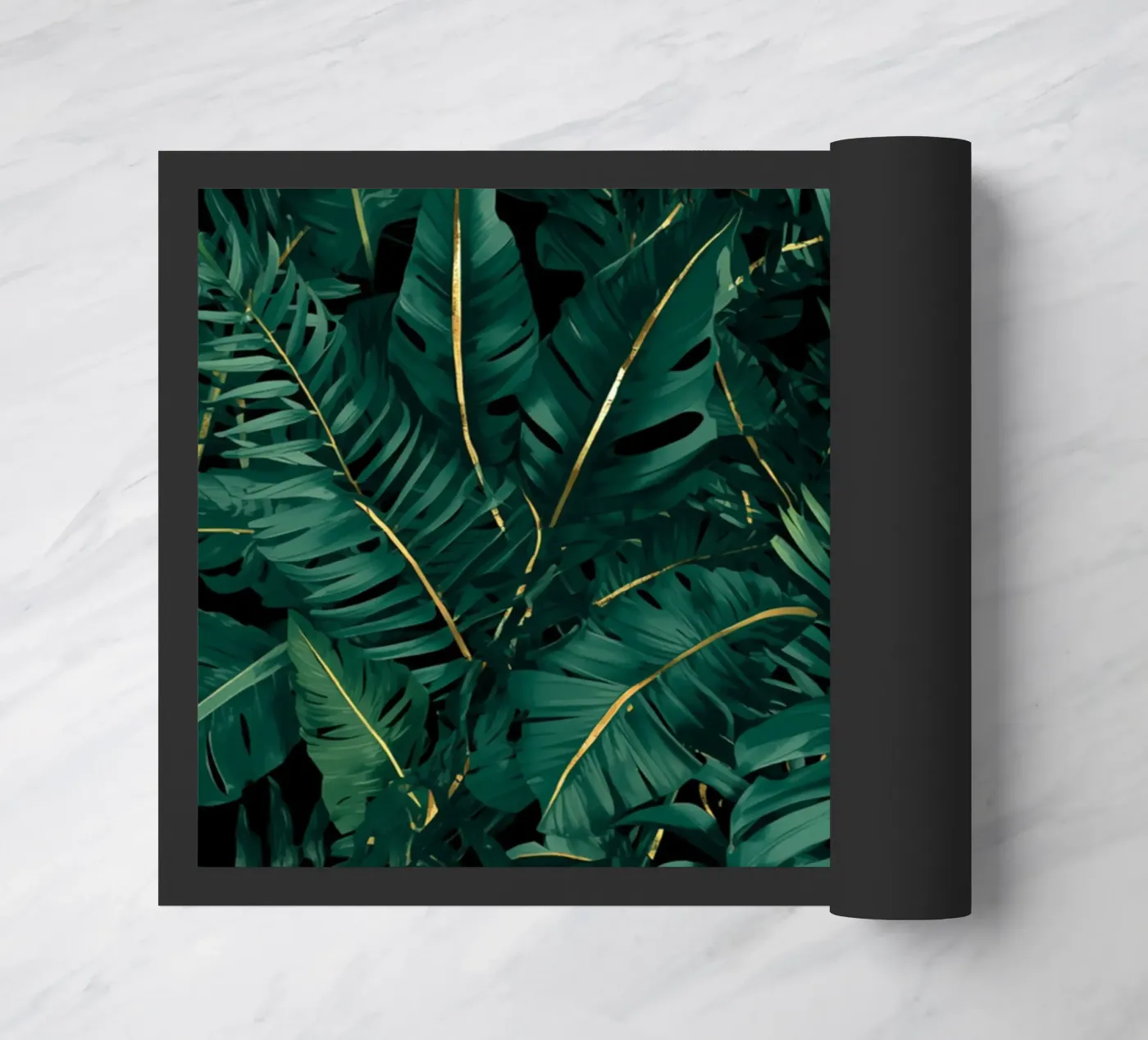 Luxury Emerald Foliage Pattern zerbino da Gendis Ayudya