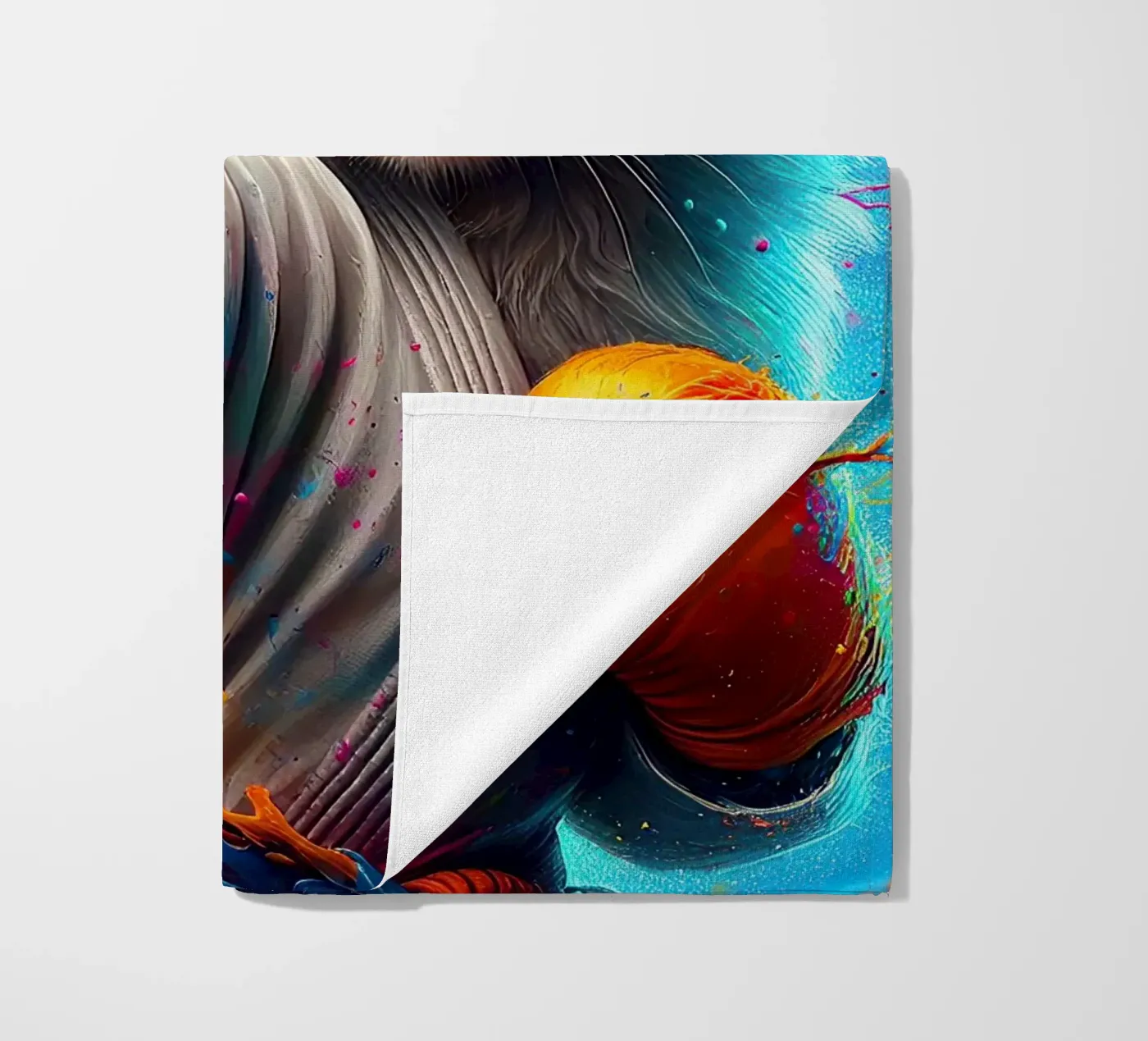 boxer kat strandhanddoek van 🎁 NOBELART