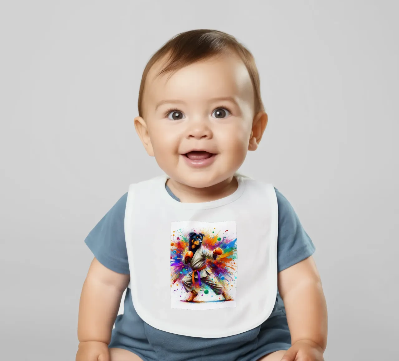 cane boxer bavaglino da 🎁 NOBELART