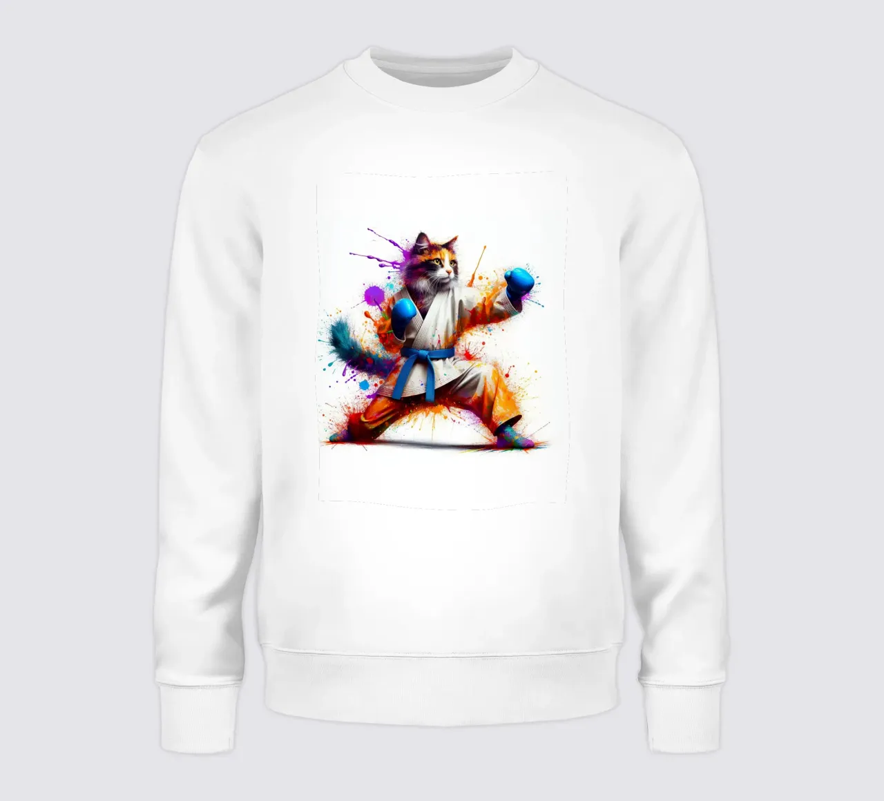 gatto boxer felpa da 🎁 NOBELART