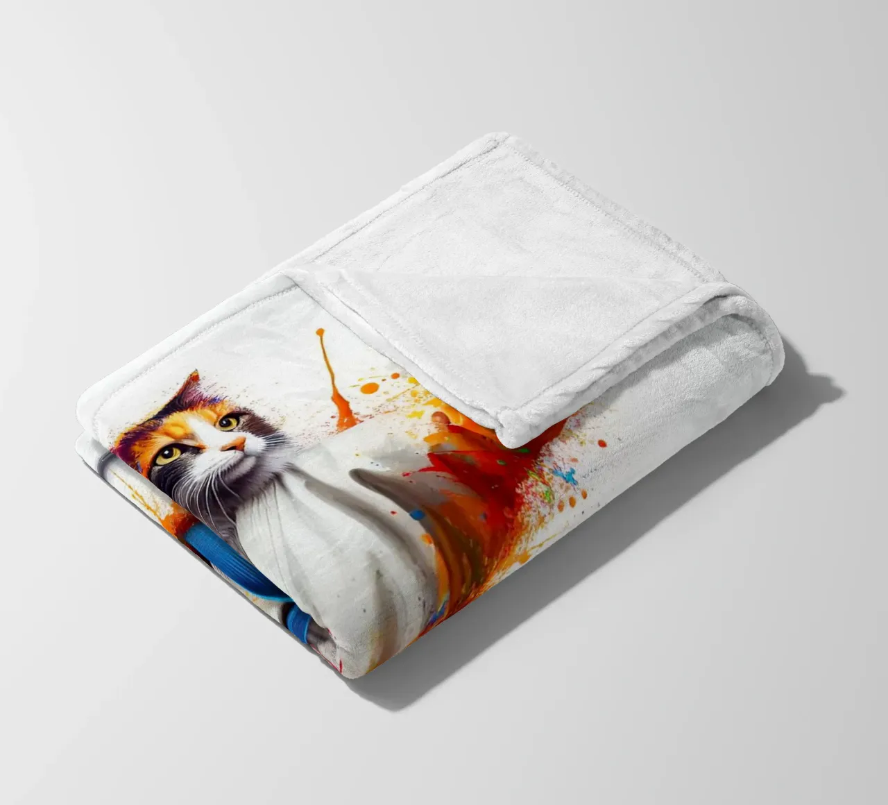 boxer kat fleecedeken van 🎁 NOBELART