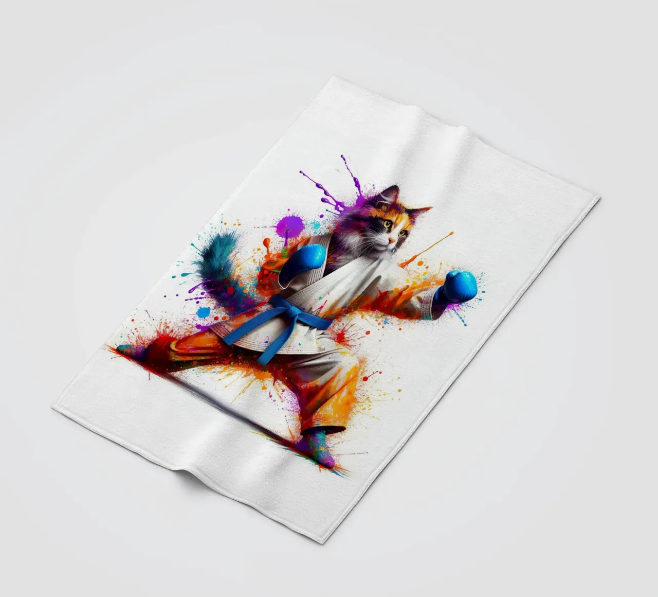 boxer kat fleecedeken van 🎁 NOBELART