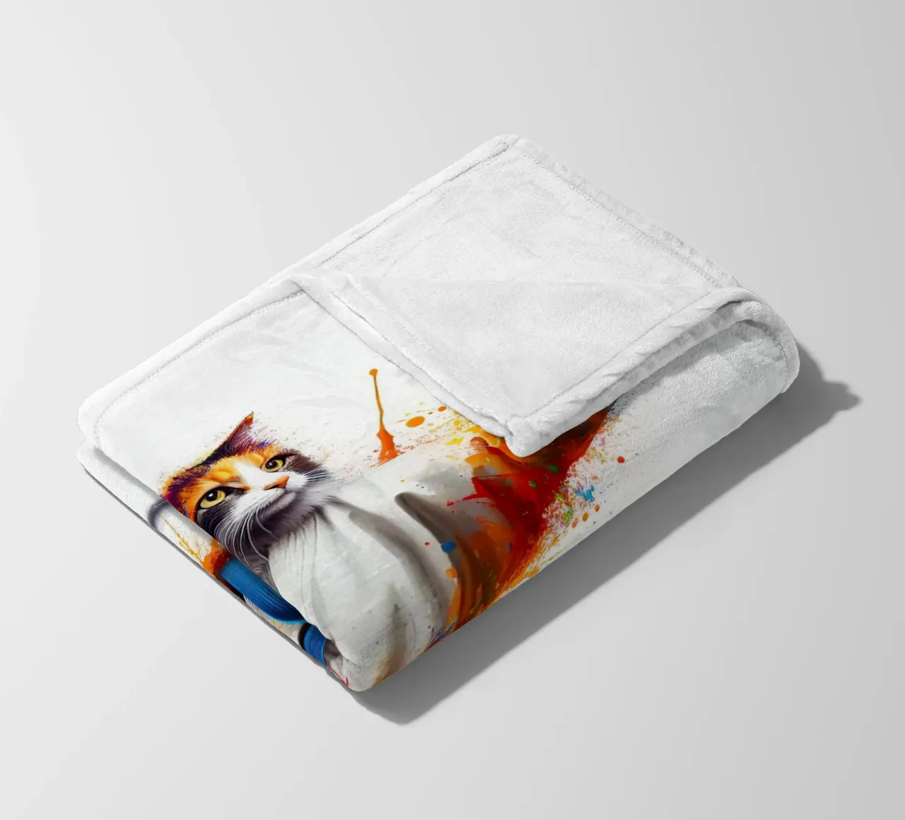 boxer kat fleecedeken van 🎁 NOBELART