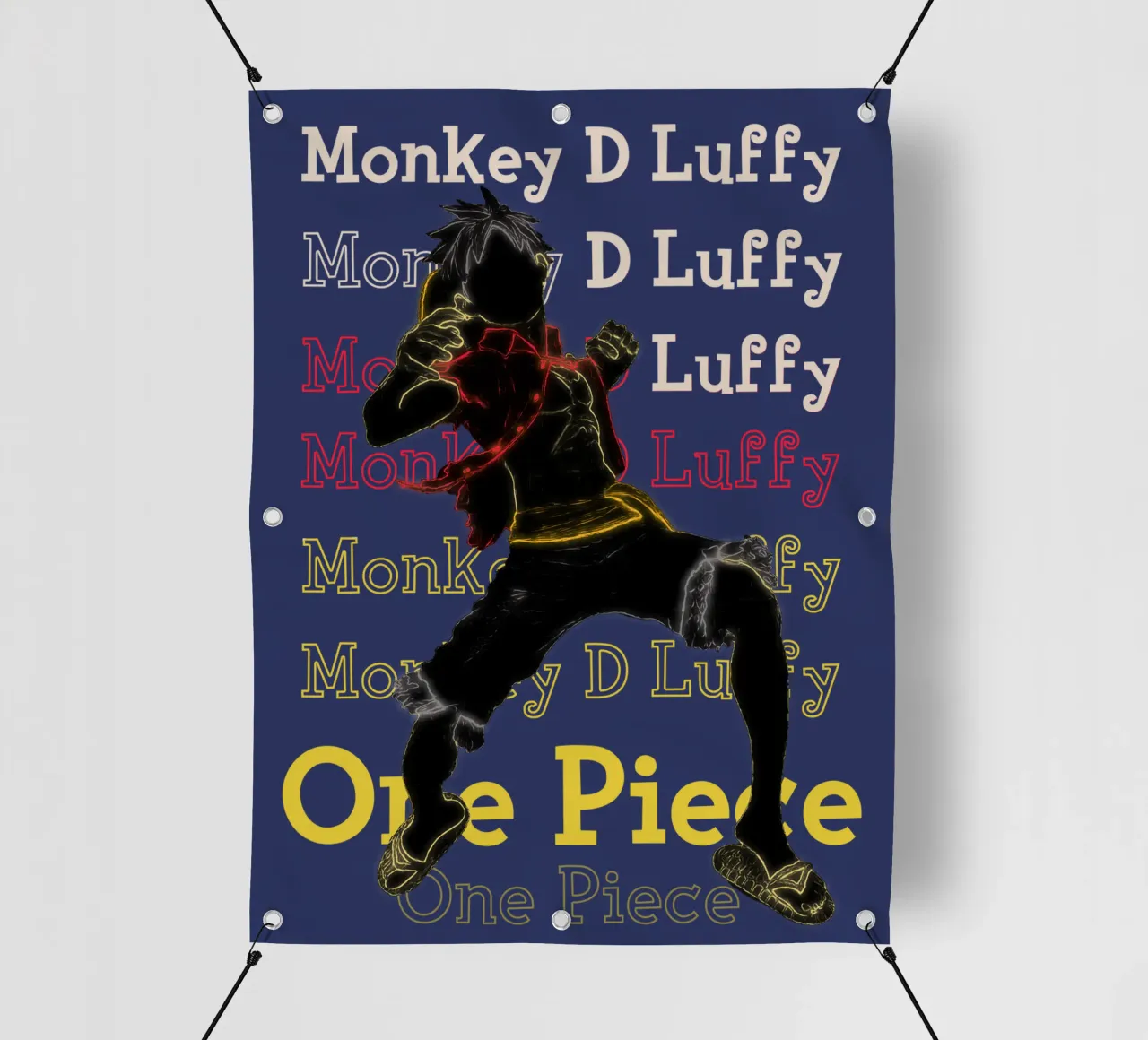 Scimmia D Luffy telo in pvc da Gunawan Rb
