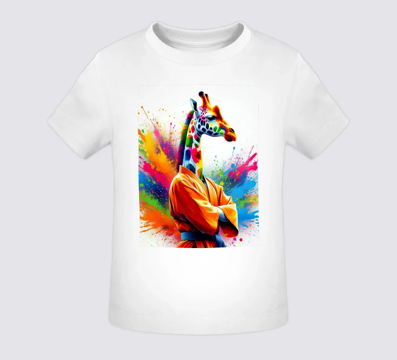 giraffa karateka maglietta neonato da ARTVI-SHOP