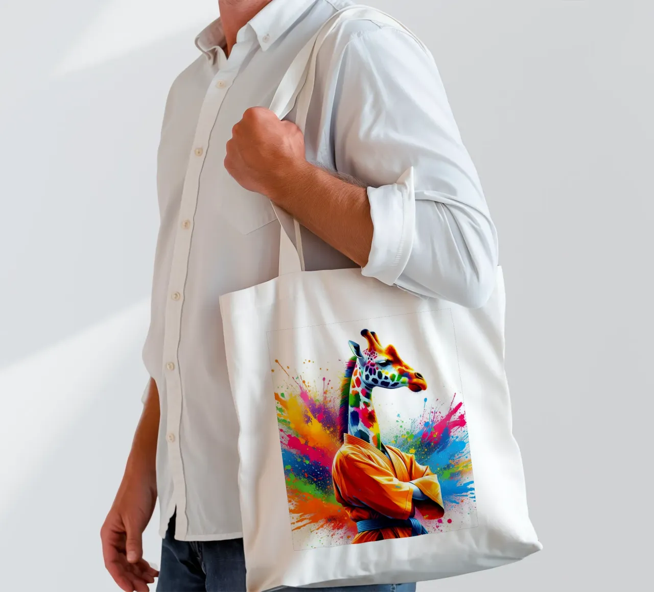 giraffa karateka borsa in juta da 🎁 ARTVI-SHOP