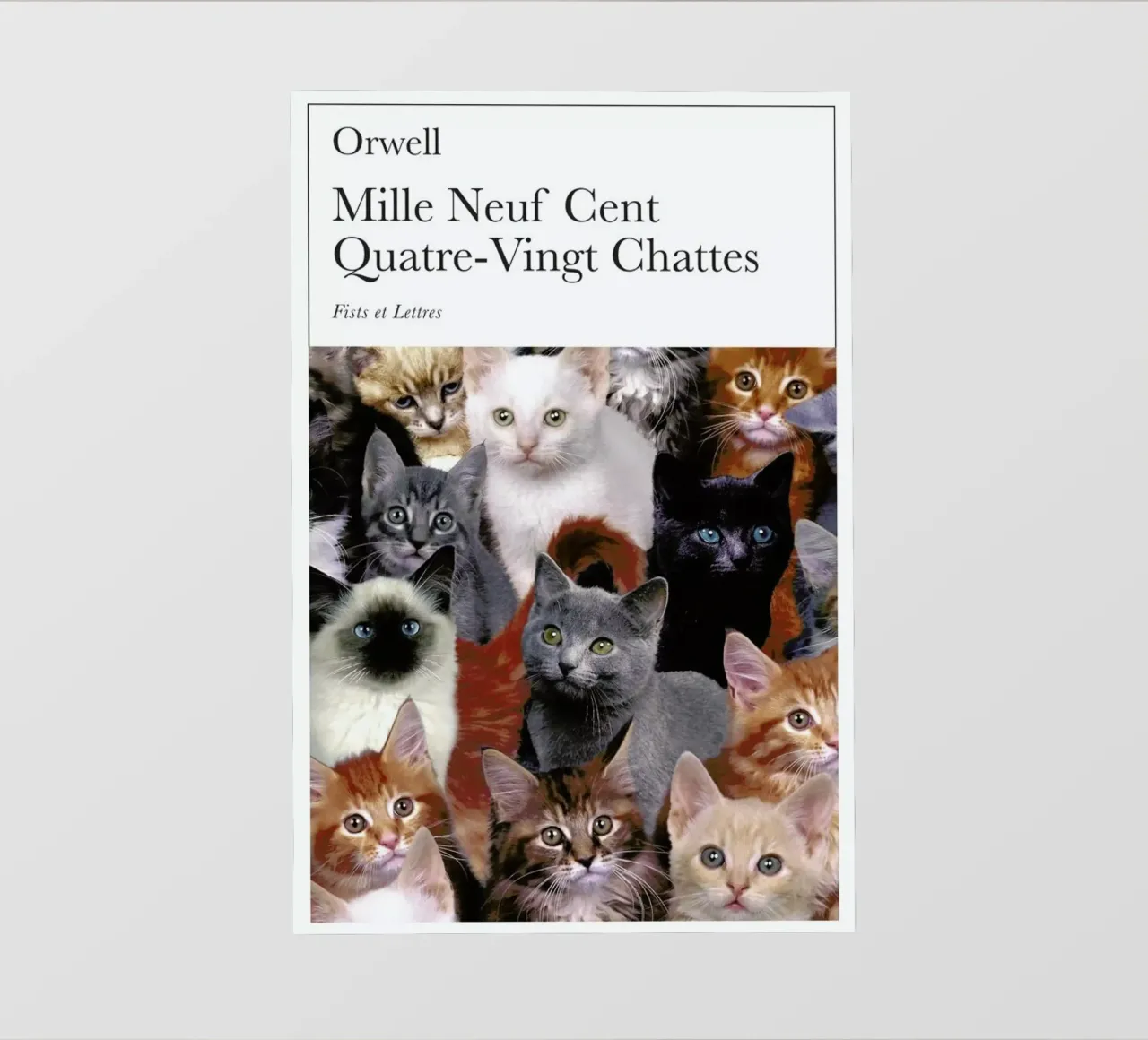 1980 - Chattes pellicola backlit da Fists Et Lettres