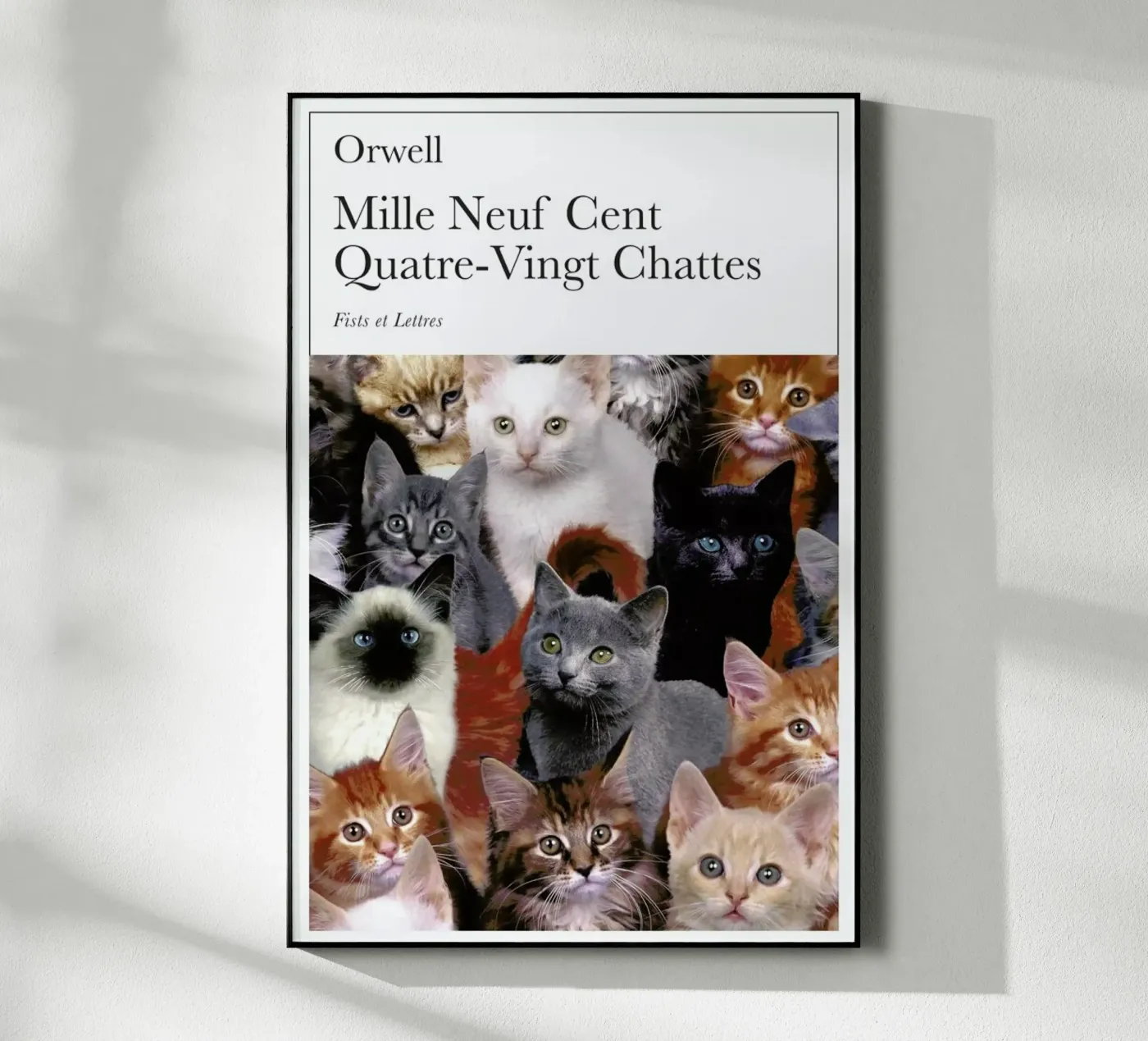 1980 - Chattes plexiglas de Fists Et Lettres
