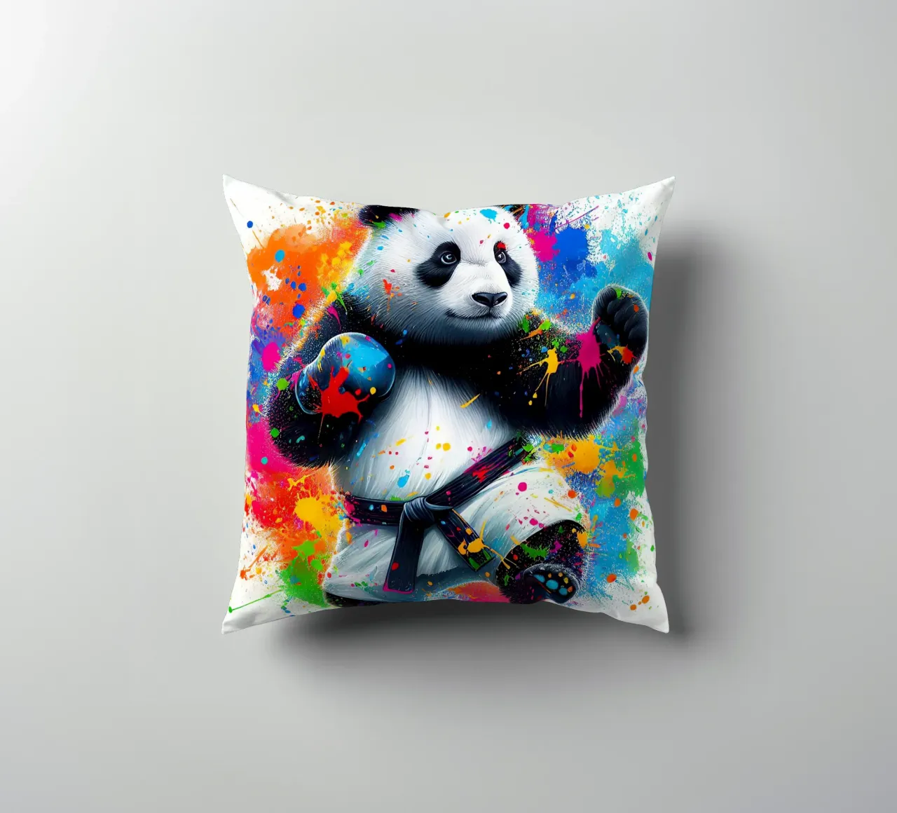 Orso panda karateka cuscino da 🎁 ARTVI-SHOP