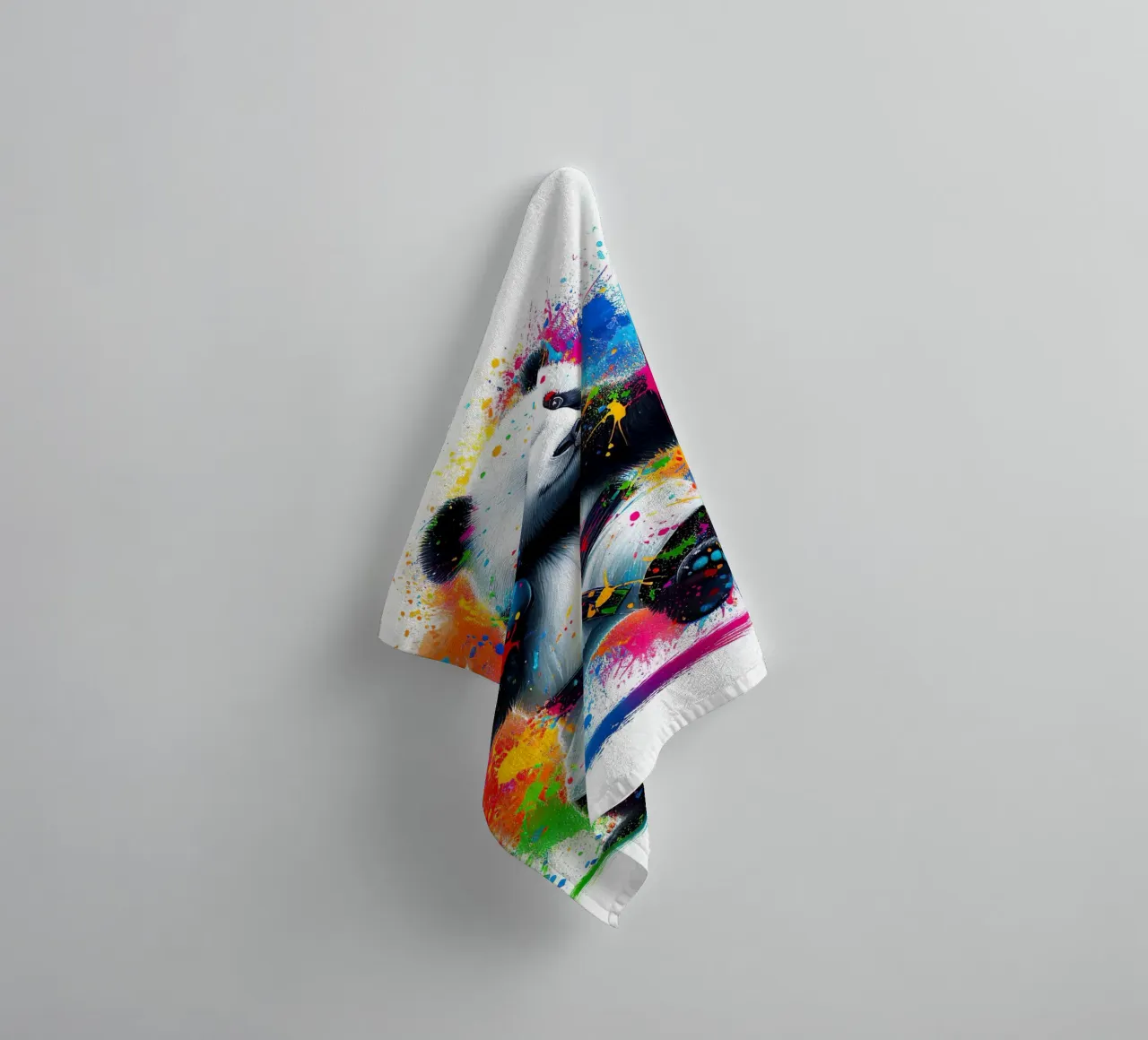 Orso panda karateka asciugamano da bagno da 🎁 ARTVI-SHOP