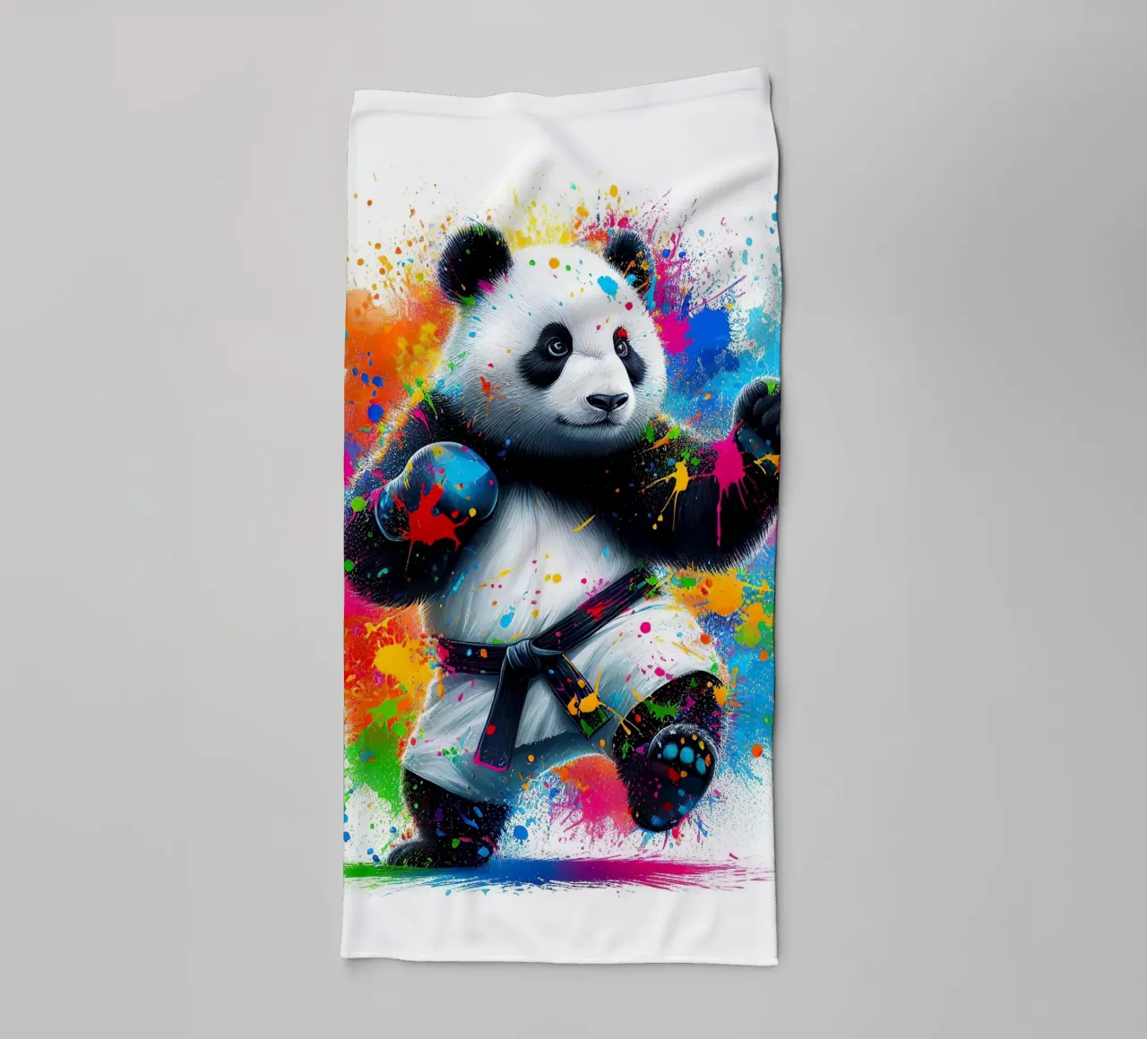 Orso panda karateka asciugamano da bagno da 🎁 ARTVI-SHOP