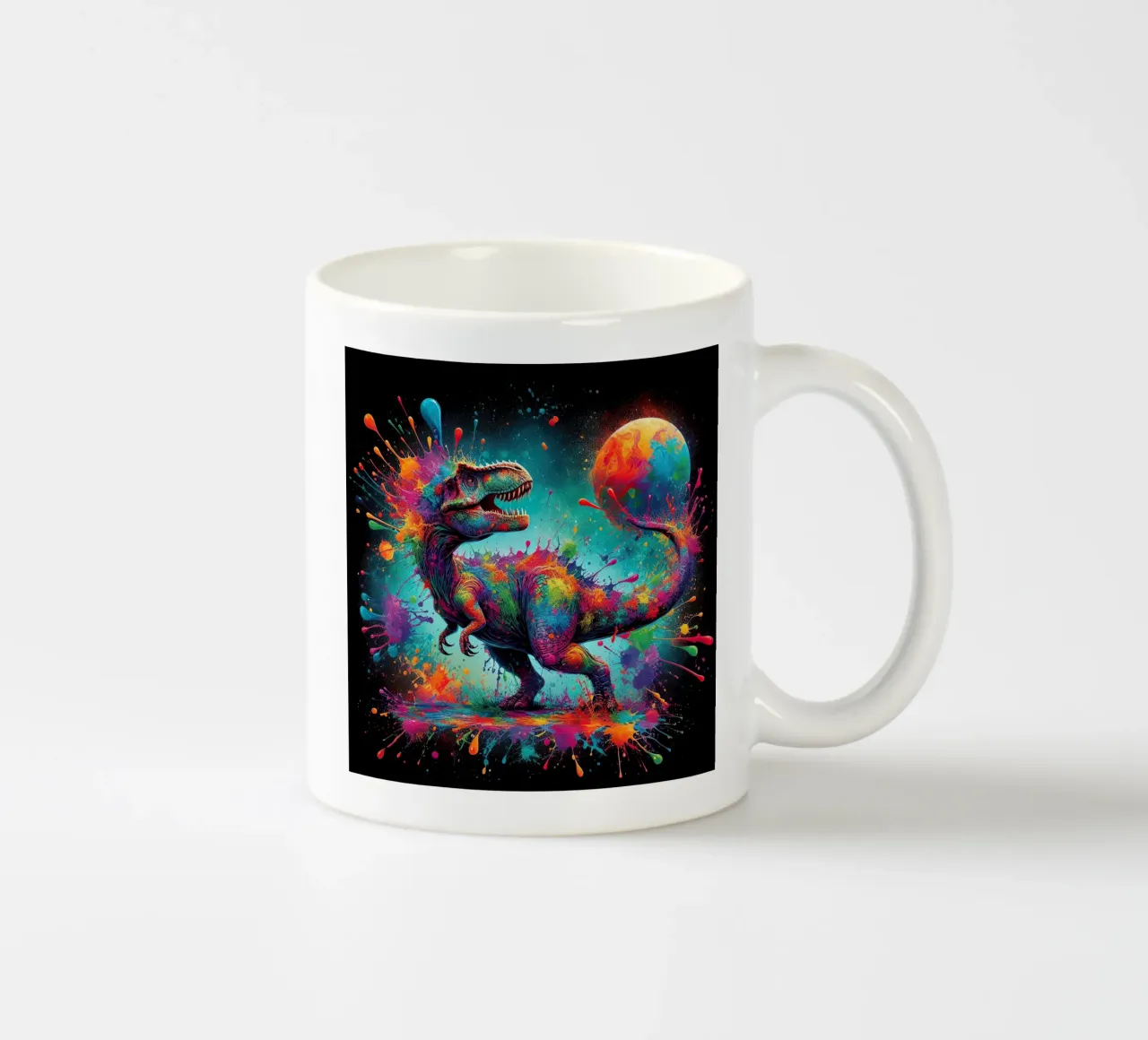 Dinosauro ad acquerello tazza in ceramica da 🎁 ARTVI-SHOP